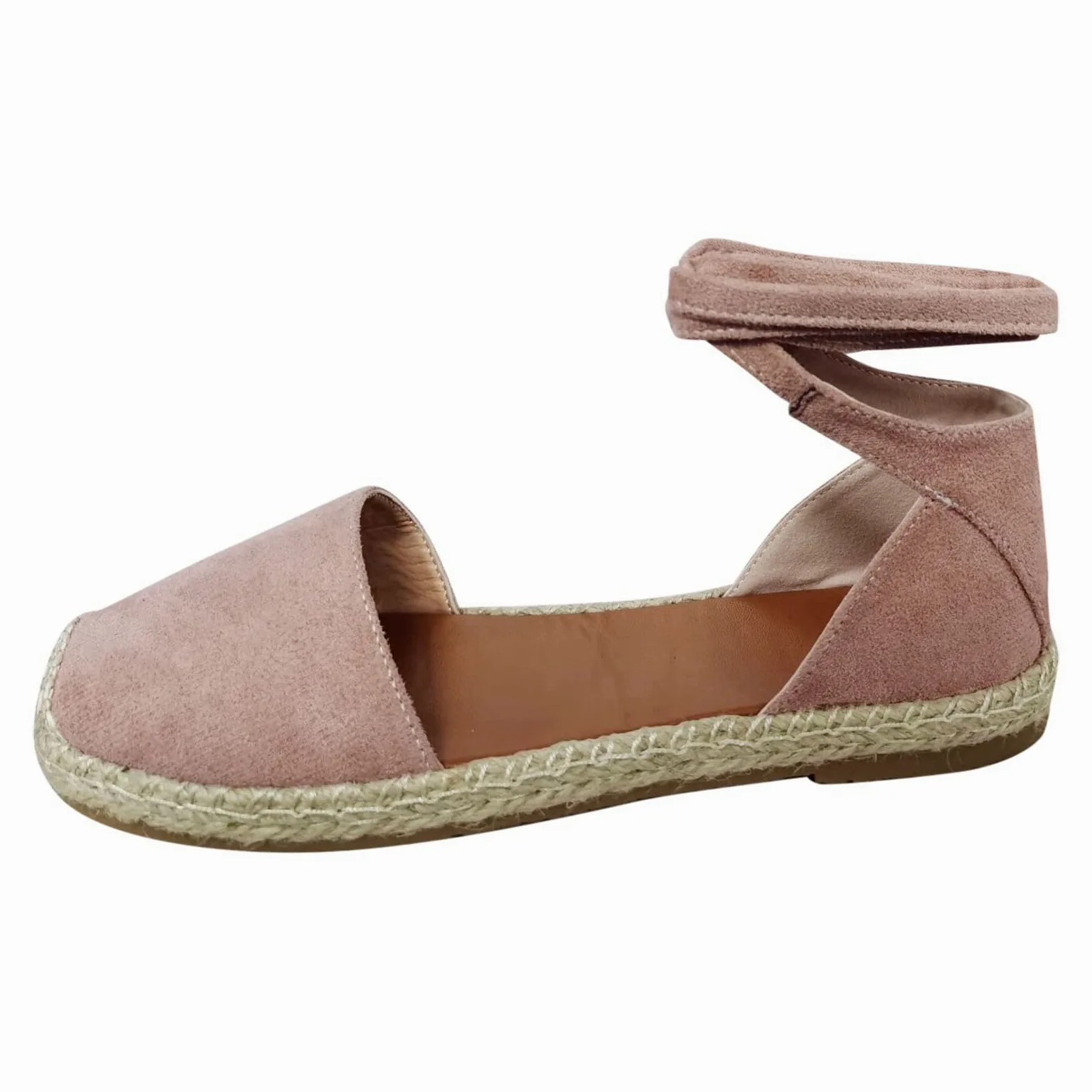 Generisch Sandalias De Cuña Para Mujer Con Cordones Ocio Sandalias Romanas Zapatos Mujer Negro 39