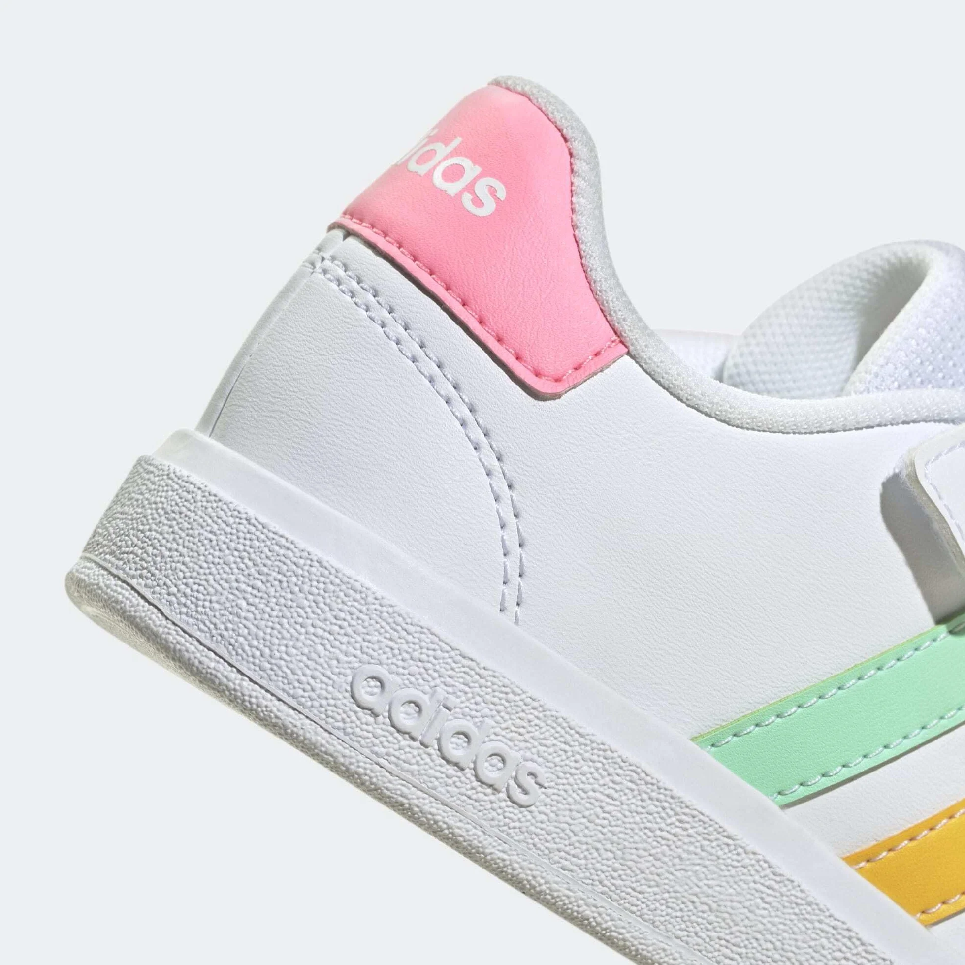 adidas Grand Court Elastic Lace Top Strap Zapatos Unisex Niños