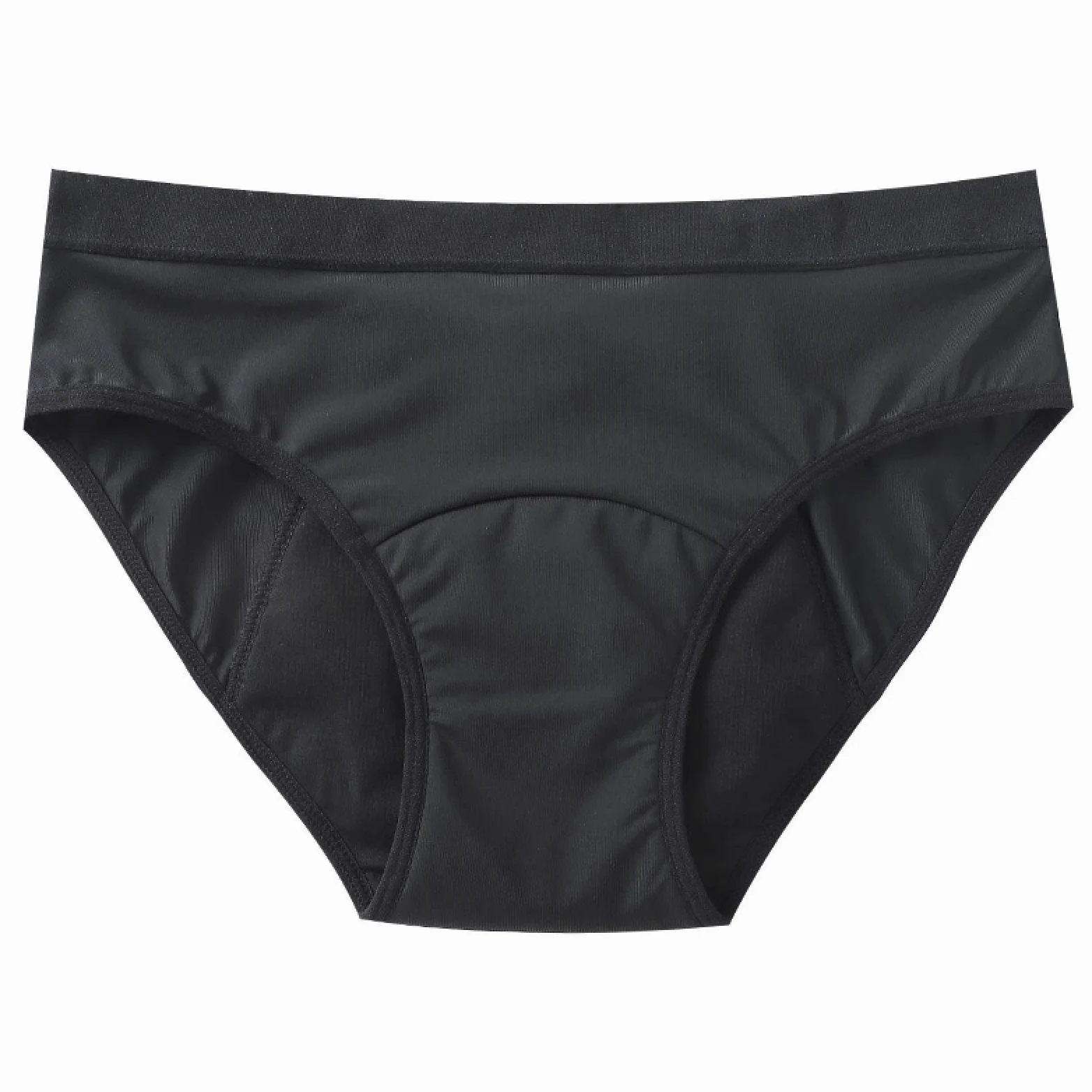 Bragas Mujer Pantalones fisiológicos de Talla Grande de Cuatro Capas para Mujer Ropa Interior a Prueba de Fugas Pantalones Sanitarios Pantalones menstruales 2/4 Uds