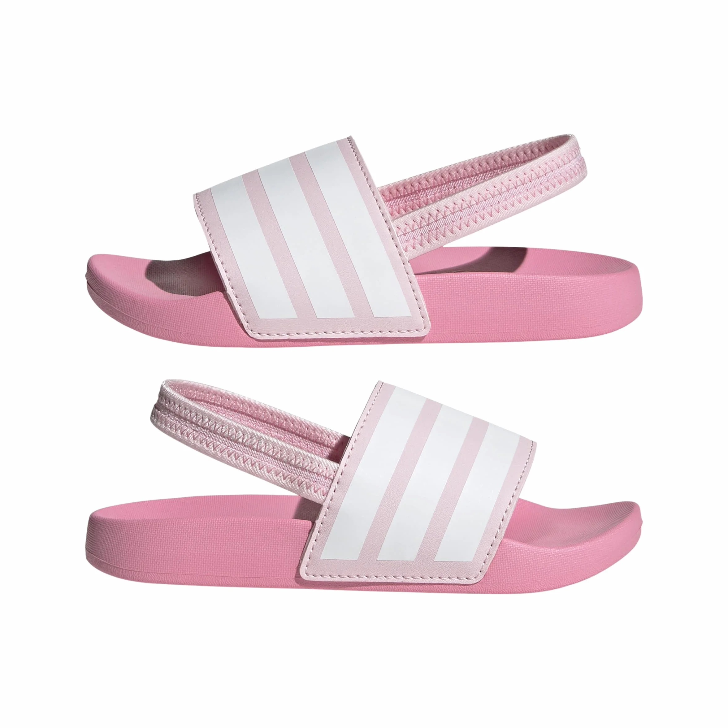 adidas Unisex niños ADILETTE ESTRAP SLIDES CHILDREN, Clear Pink/Cloud White/Bliss Pink, 34 EU