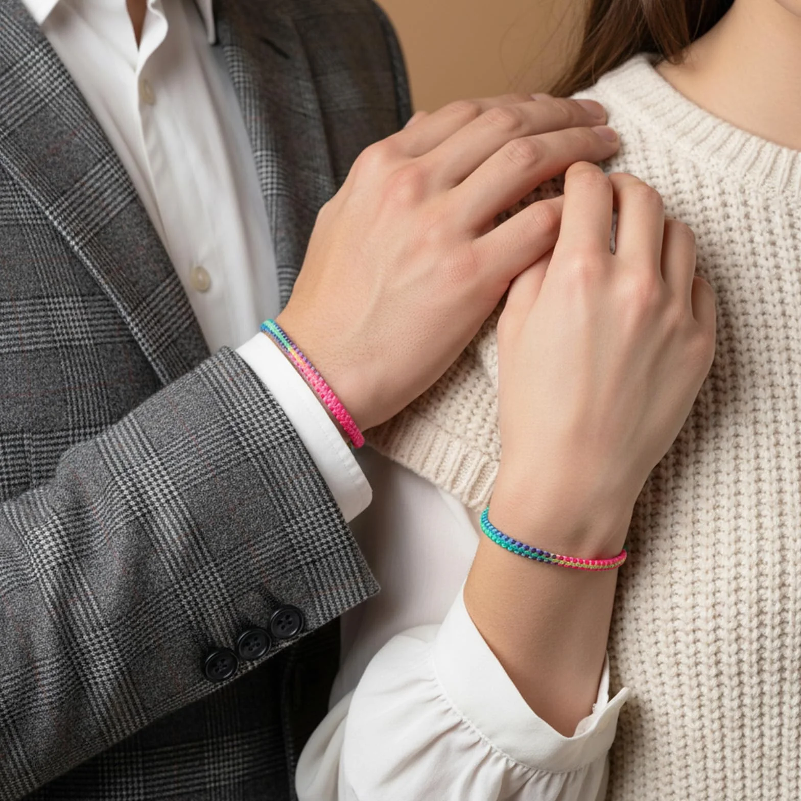 20 pulseras coloridas de la amistad, ajustables, para niños, pulseras tejidas, pulseras de la amistad para hombre y mujer