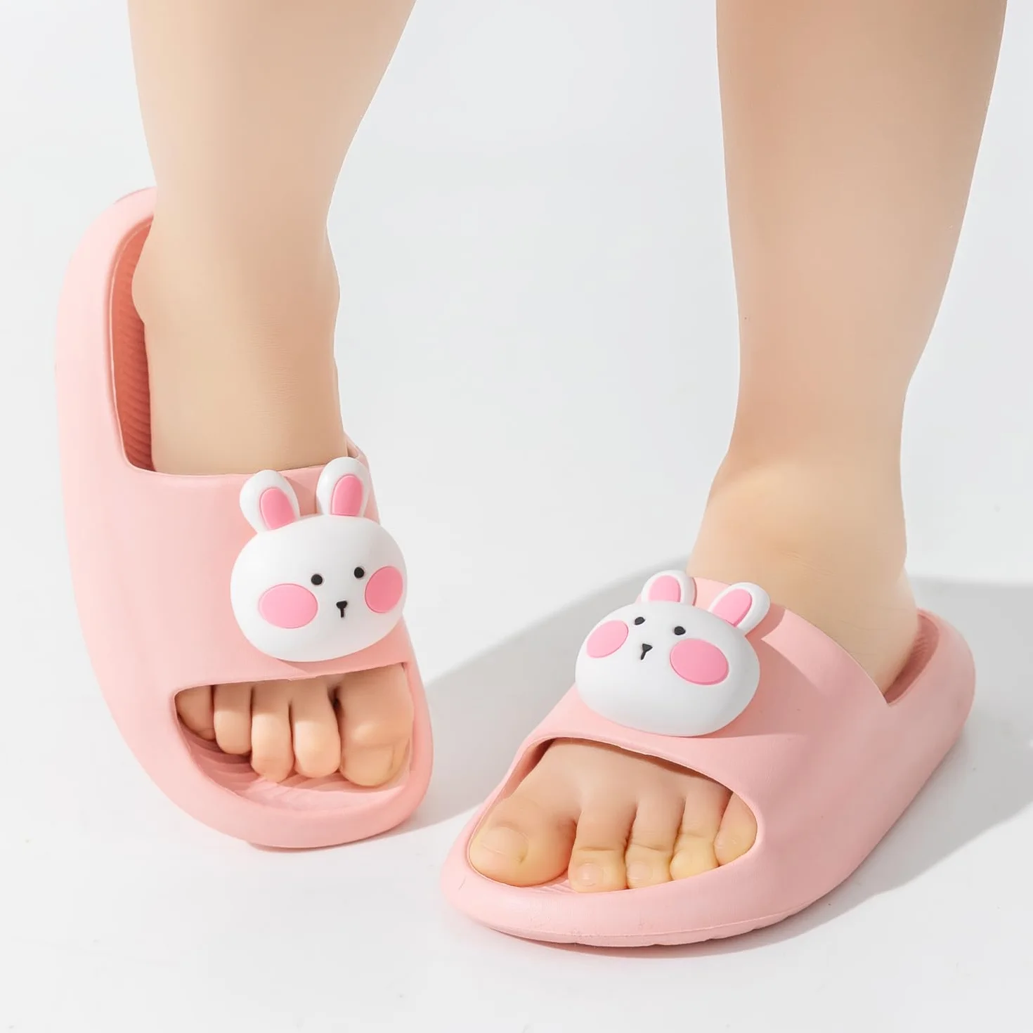 DRECAGE Chanclas de Playa para Niña Zapatillas de Baño Niño Zapatos de Piscina Antideslizante Ligero Verano Sandalias de Ducha 23-33 EU