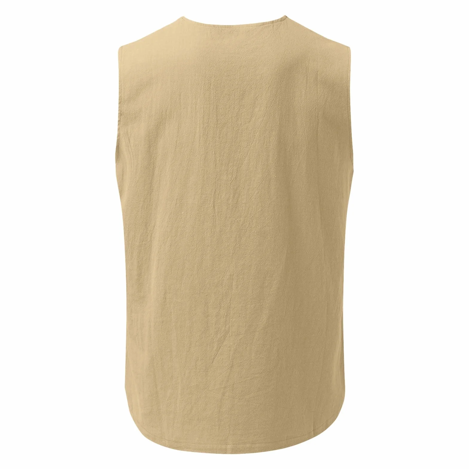 Jersey para hombre de gran tamaño, camiseta de tirantes para verano, cuello redondo, sin mangas, ropa de calle festiva, camiseta ligera transpirable, moda de verano, camiseta interior básica