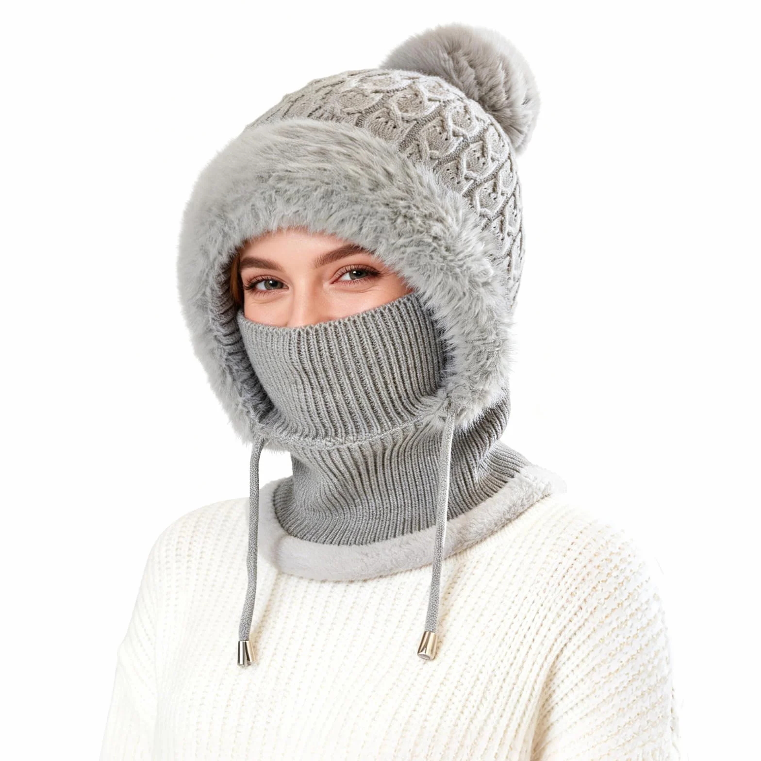 TAGVO Pasamontañas Termico Polar Multifuncional Balaclava Invierno Capucha Esquí Clima Frío
