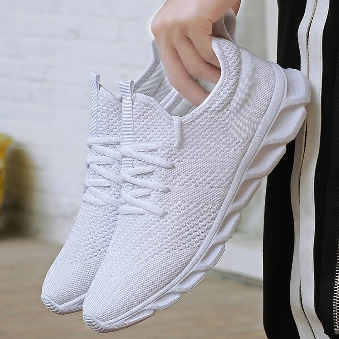 Zapatillas Deportivas Running Mujer Asfalto Transpirables Cordones Sneakers