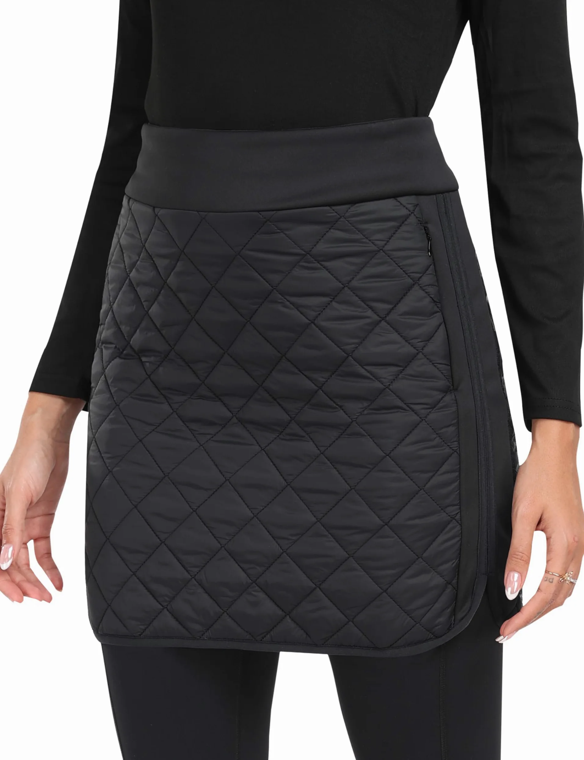 MoFiz Faldas Mujer Invierno Falda Plumón Térmica Falda Cruzada de Golf | Impermeable,Abrigada,Ootoño-invierno,Actividades al aire libre,Falda de senderismo,Ligera