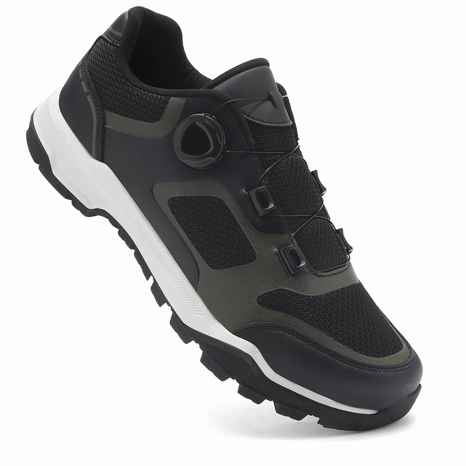 Pro Zapatillas Ciclismo Hombres Mujeres, Unisex Zapatos Bicicleta de Montaña Compatibles con Todos los Pedales SPD, Botas Bicycle MTB para Exteriores