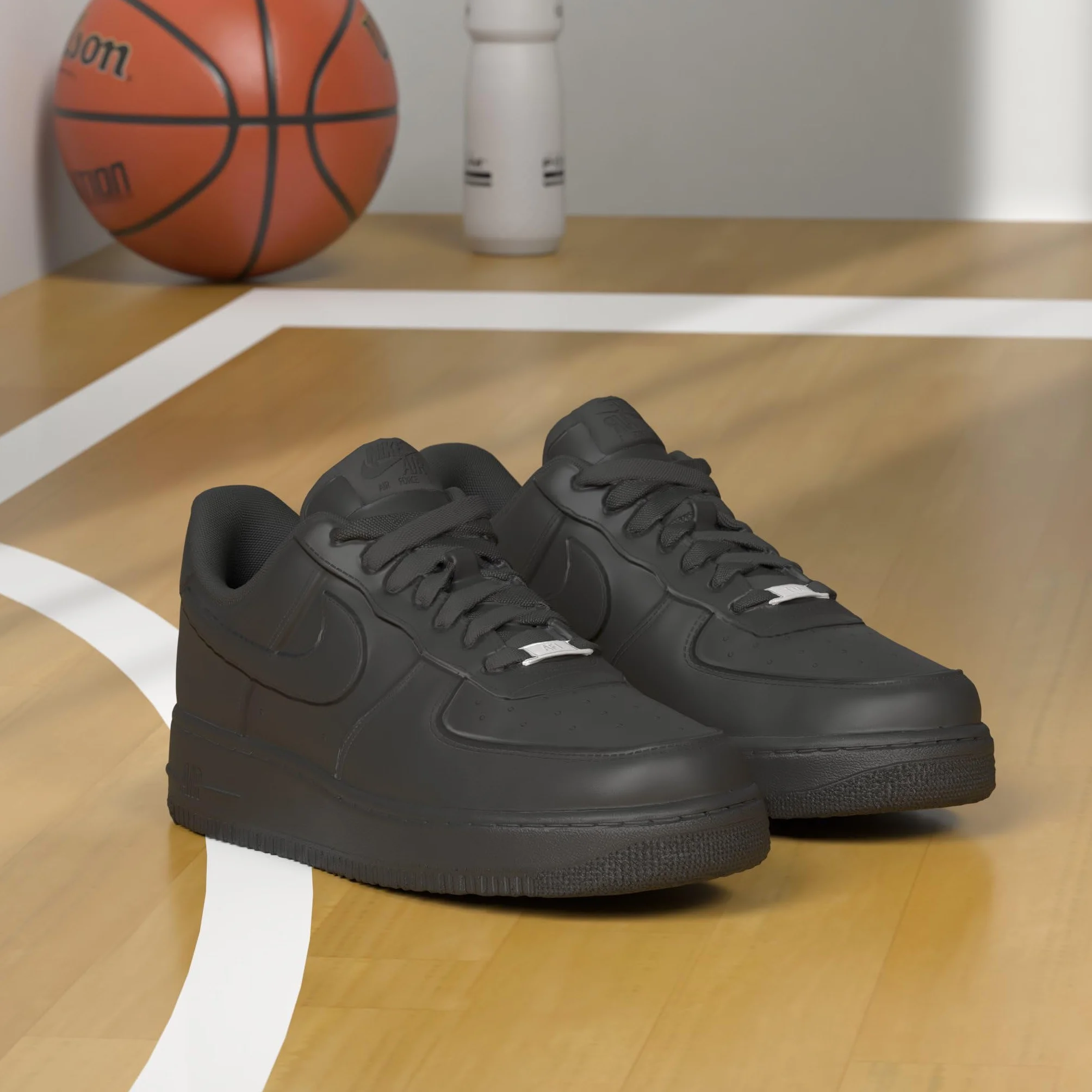 Nike Wmns Air Force 1 '07 Buty Koszykarskie Damskie Czarny 43 EU