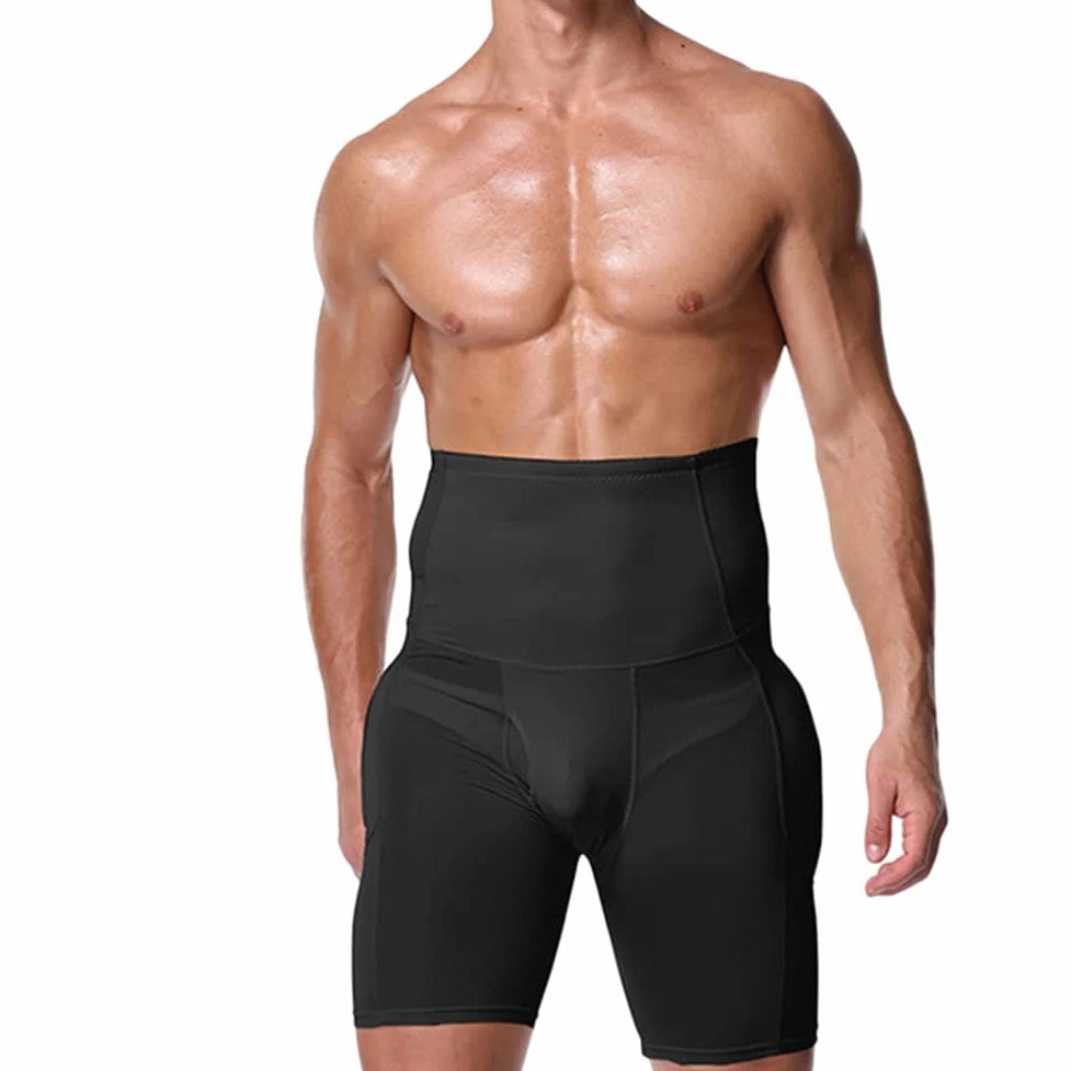 Boxer Compresion Pantalones para Hombre Fajas Braga Moldeadora Faja Pantalón Reductora Shapewear