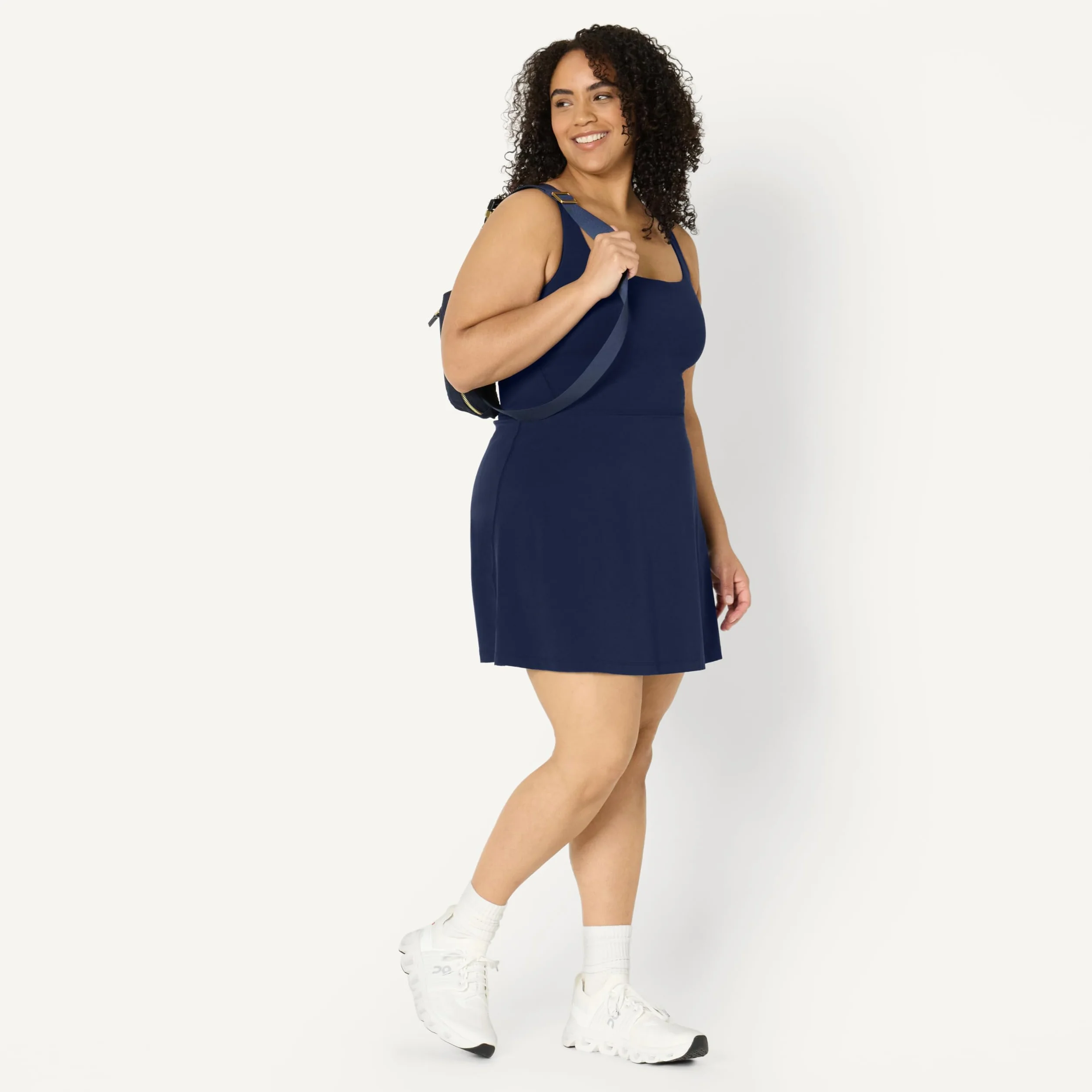 Amazon Essentials Vestido de Tenis FormFlex Largo Suave Mujer