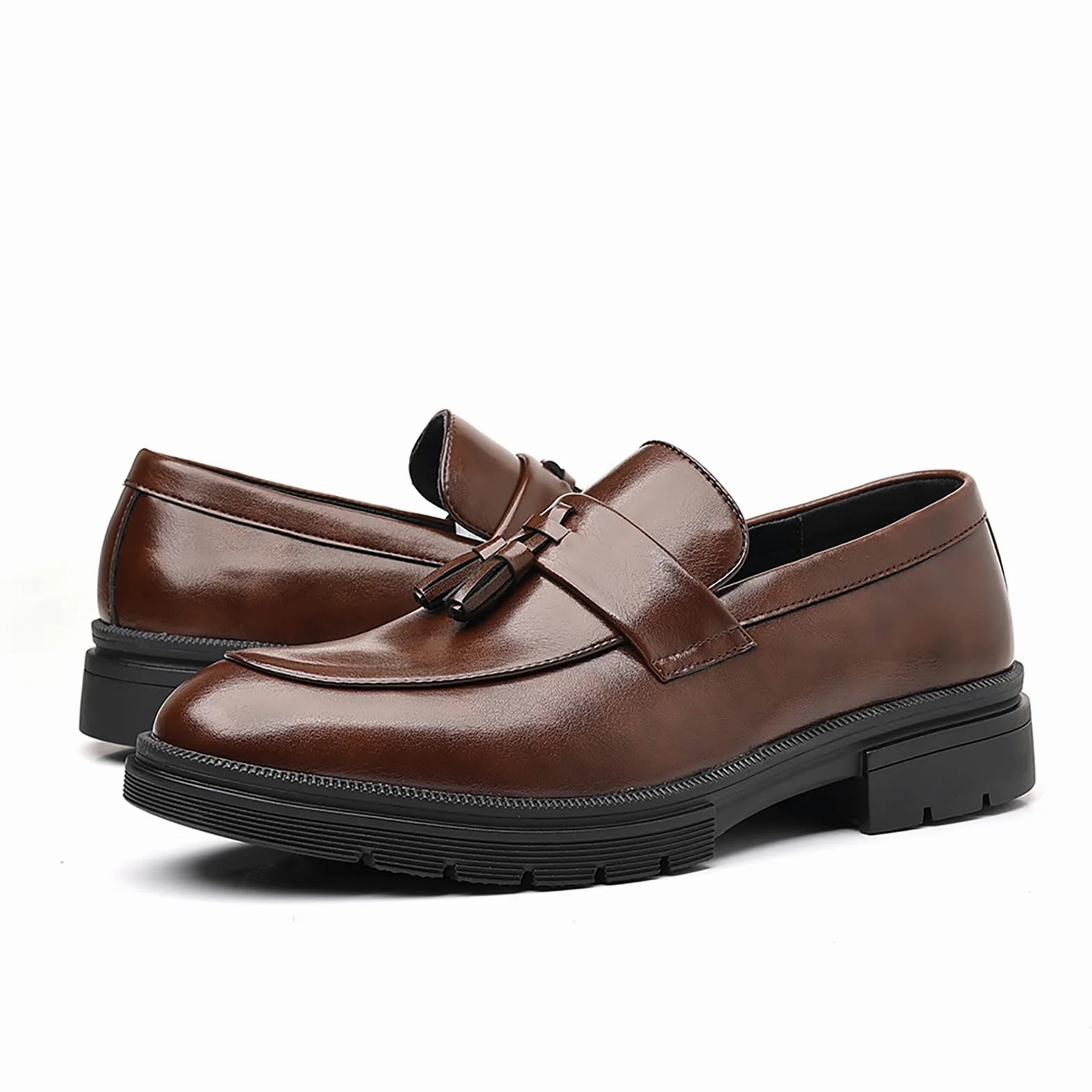 Mocasines De Vestir para Hombre con Borla, Zapatos Formales Tipo Penny para El Trabajo