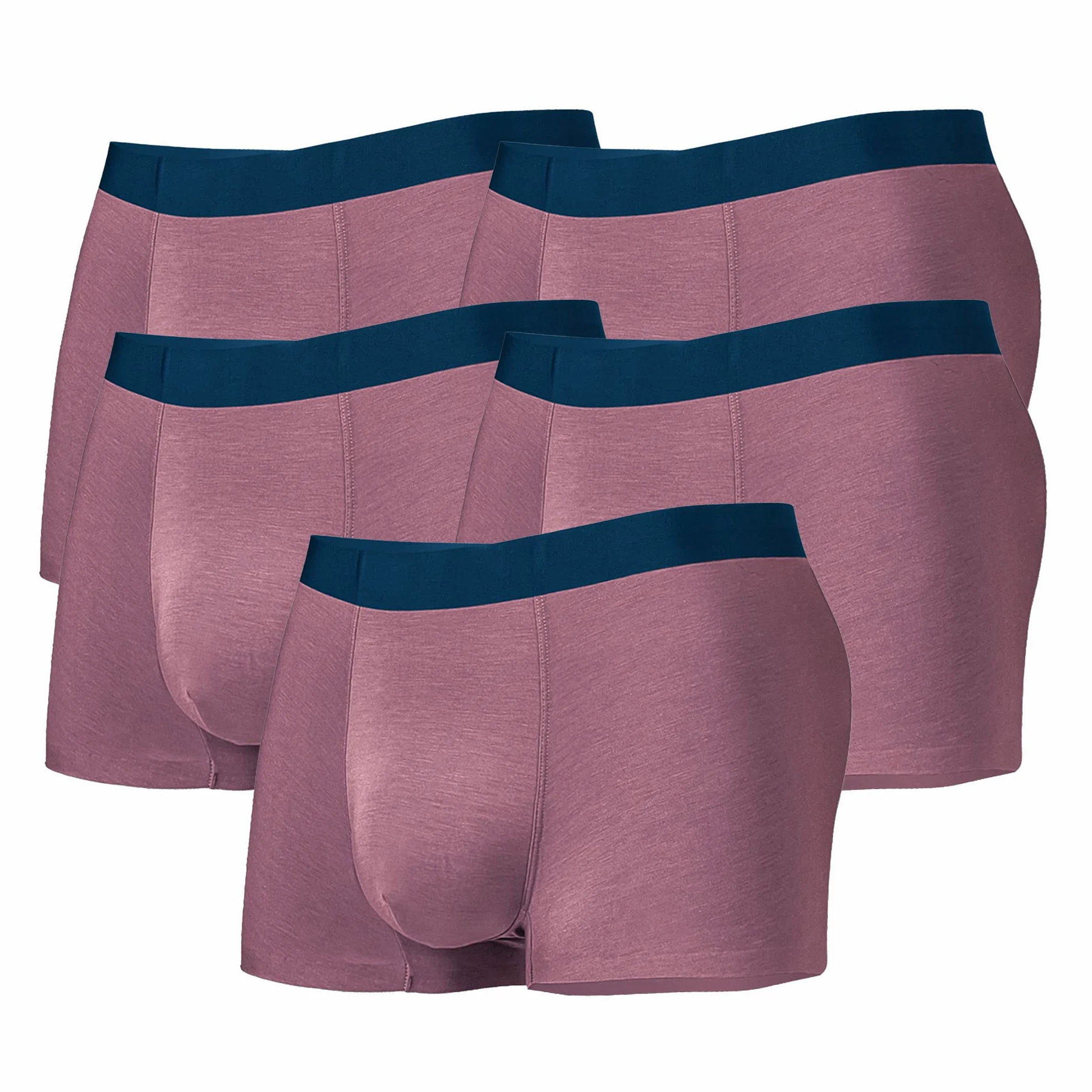 JEShifangjiusu - Calzoncillos tipo bóxer para hombre, ropa interior cómoda, transpirable, de algodón elástico, absorbe la humedad, paquete de 4