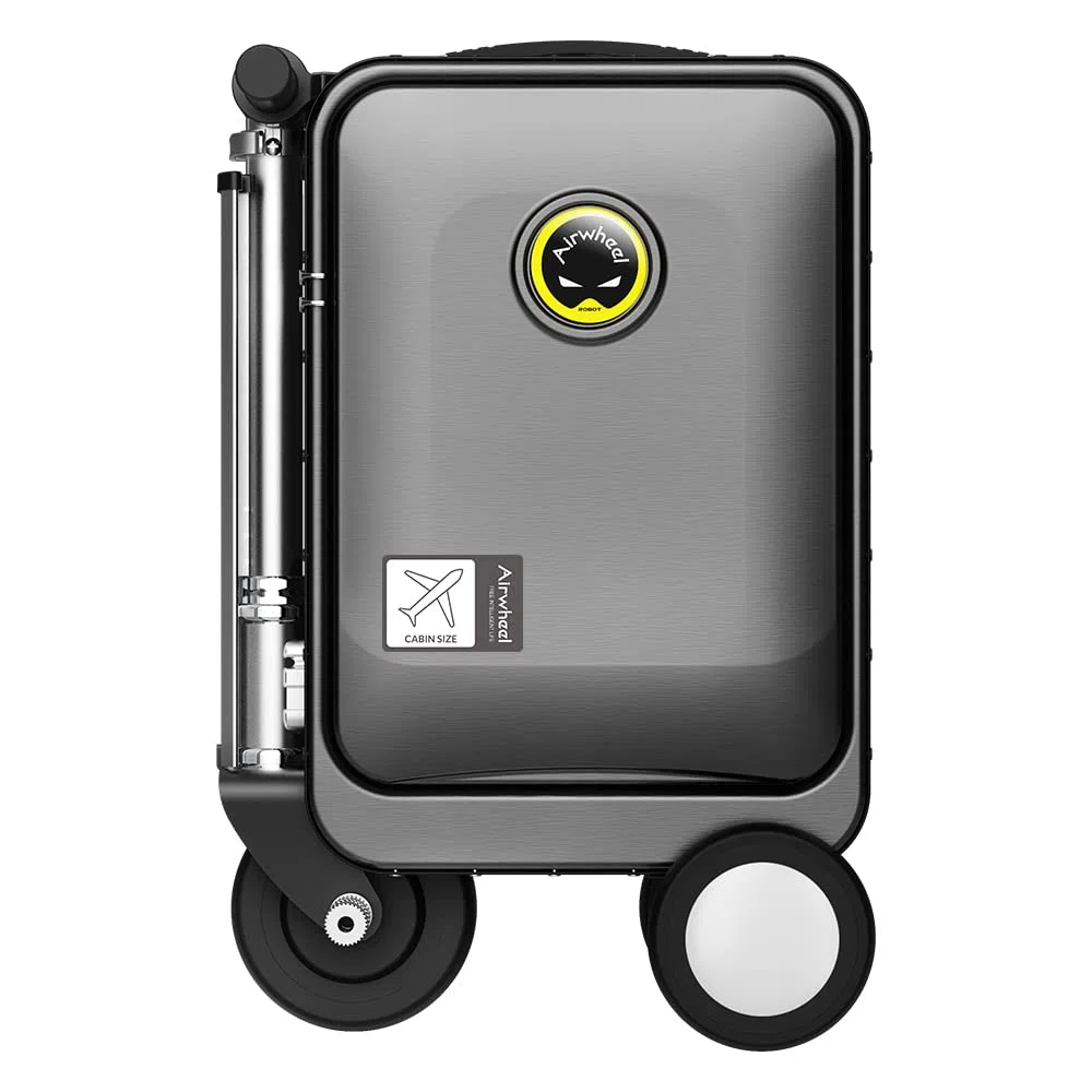 Airwheel SE3S 20L Equipaje Eléctrico Inteligente y Manejable para Viaje, Adecuado para Adultos y Niños, Black, 36 x 24 x 55 cm, 20L