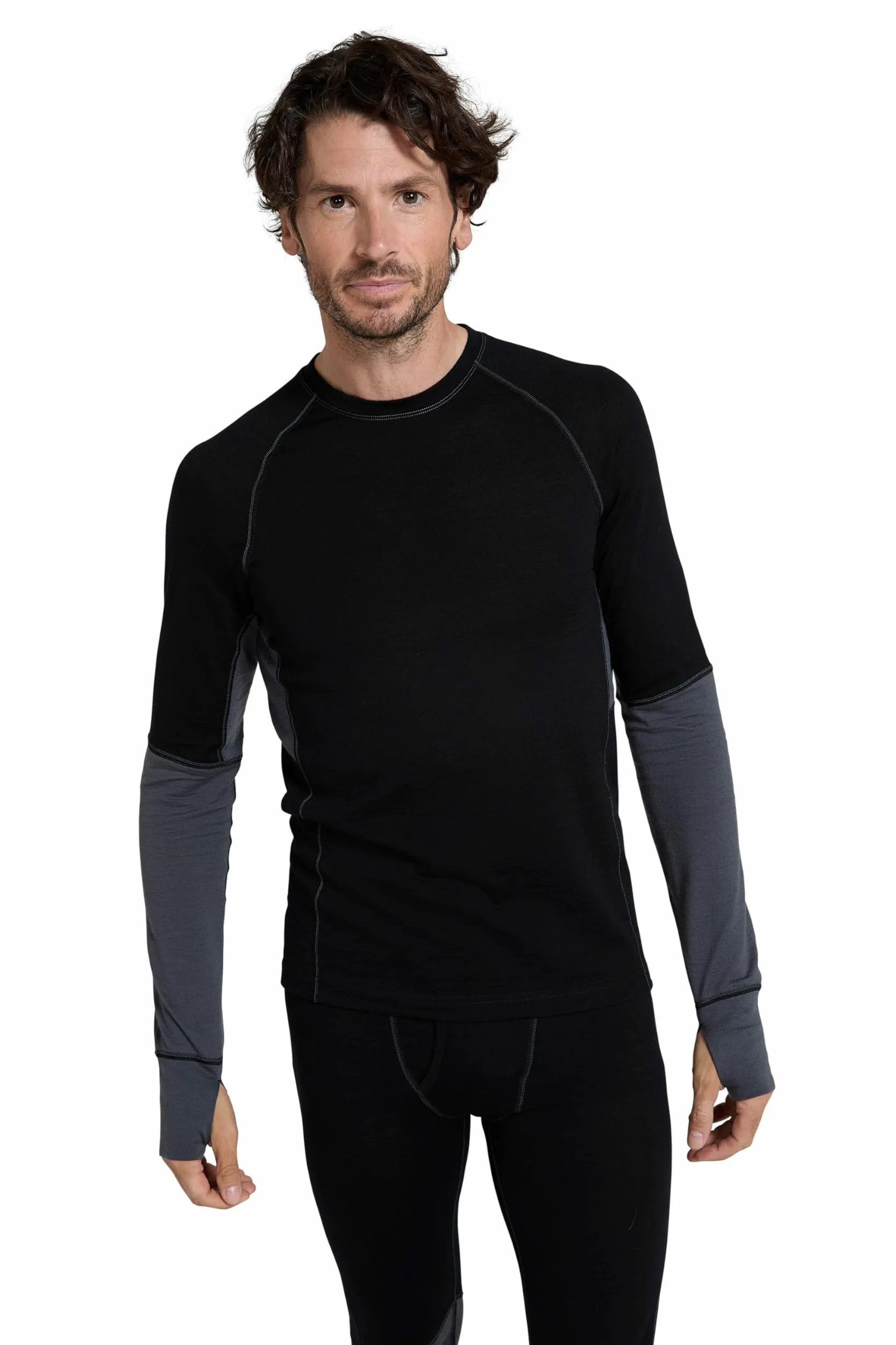 Mountain Warehouse Ultra Mens Merino Cuello Redondo Top
