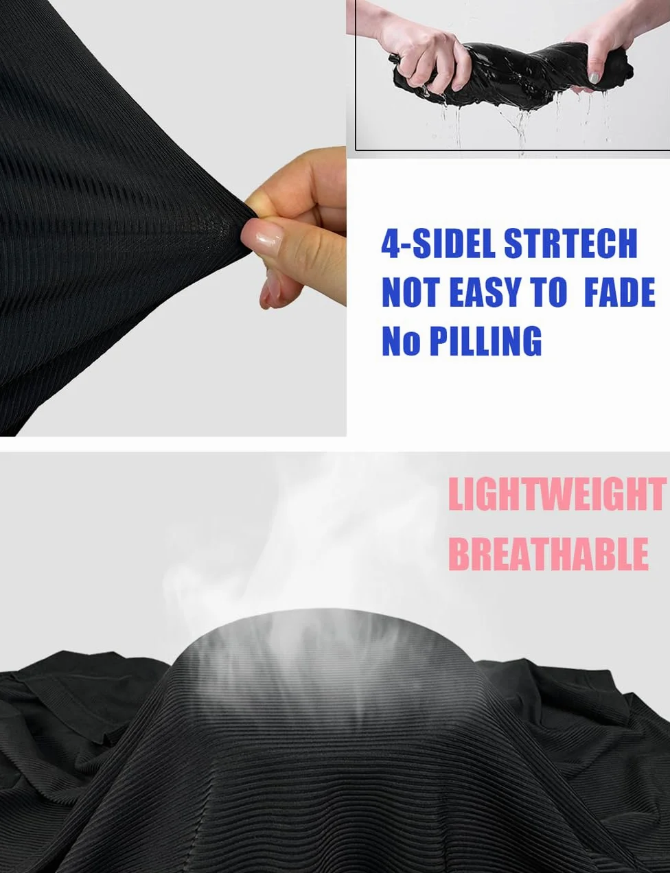 Lehmanlin 1, 2, 3 o 5 Piezas Camiseta Deporte Hombre, Camisetas Manga Corta Hombre, Secado Rápido Elástico Respirable para Running Gimnasio