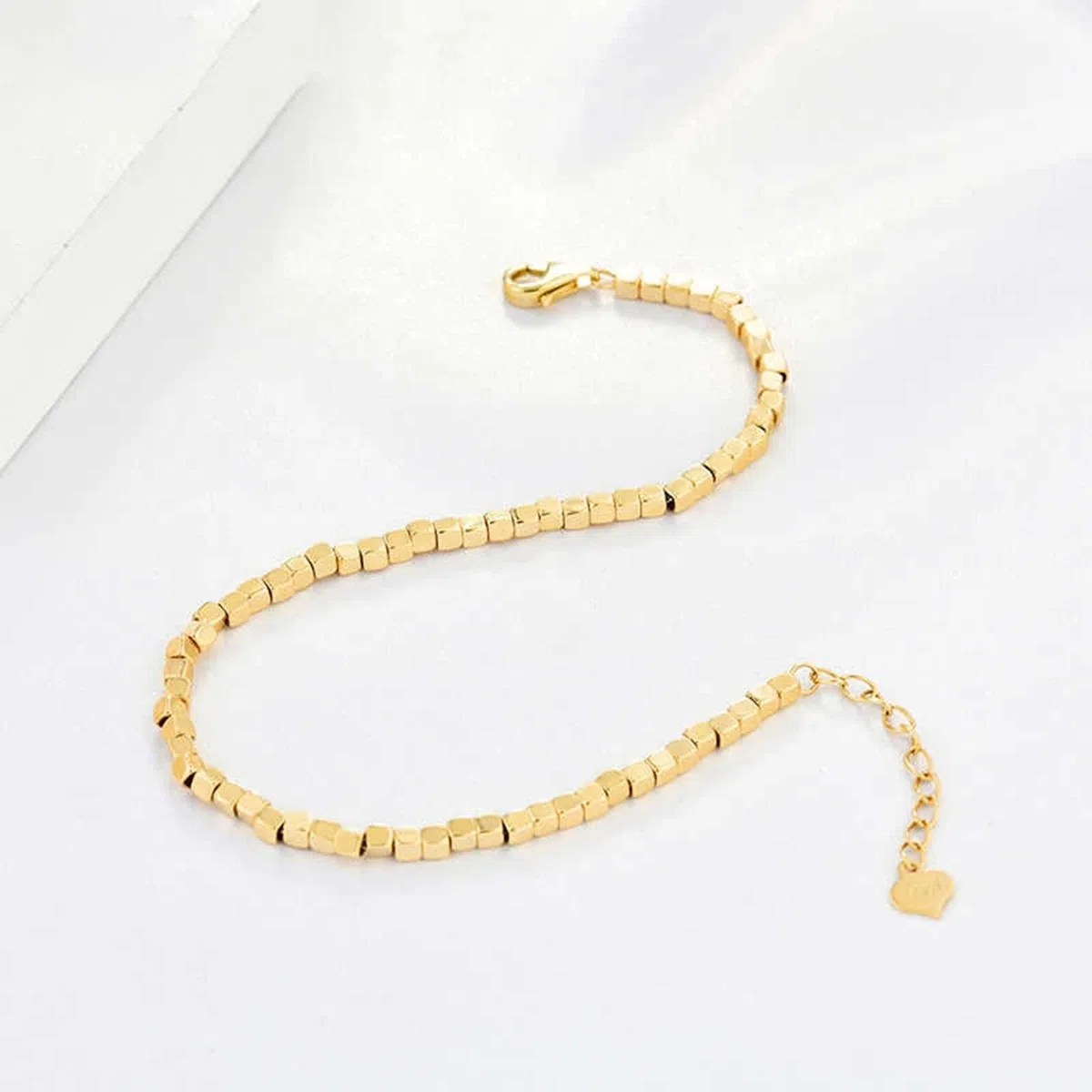 Pulsera de moda para mujer, pulsera de joyería geométrica, joyería de oro amarillo, moda para mamá, esposa, novia