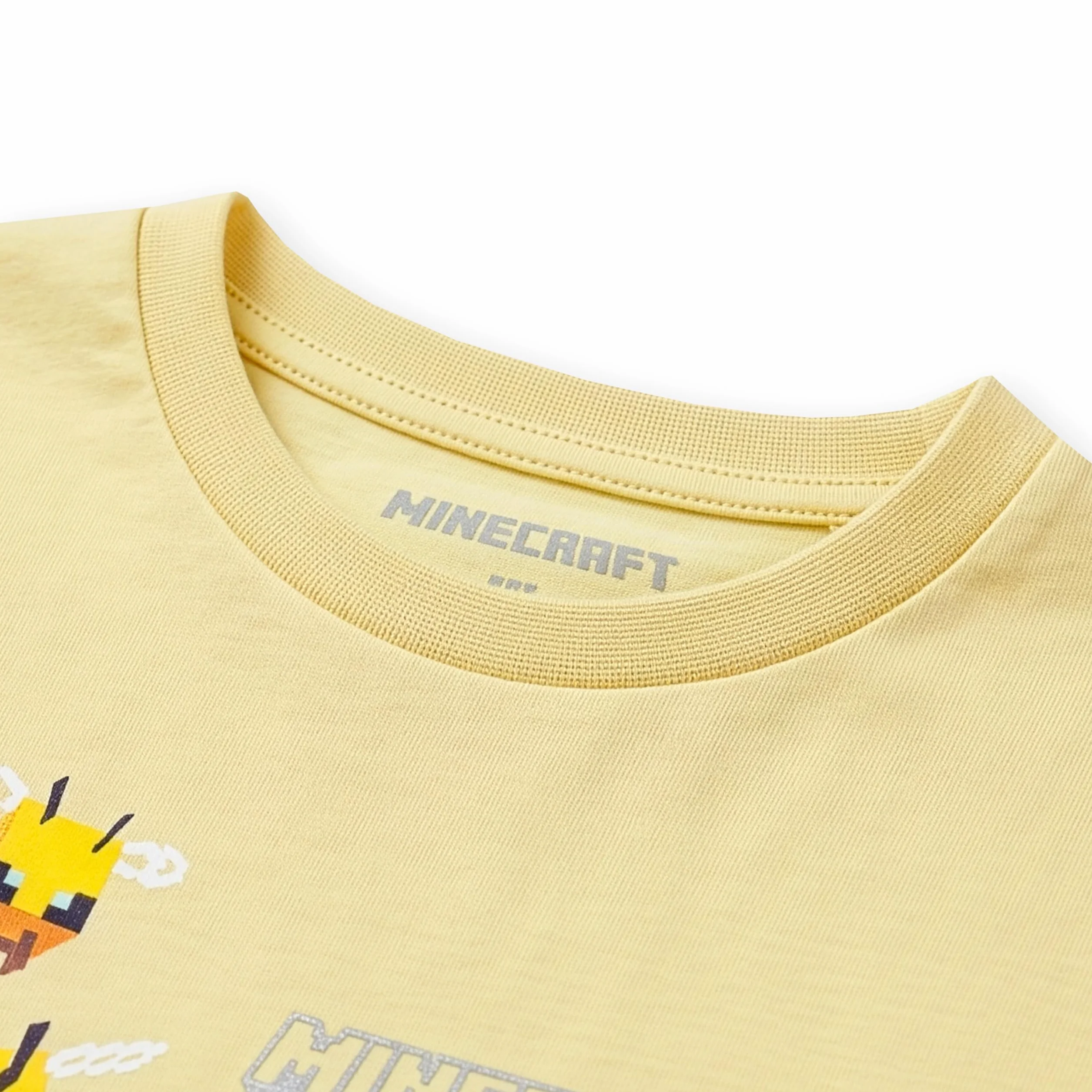 Minecraft Camiseta para Gamers, Camiseta para Niña con Abejas Y Creeper, Camisetas de Manga Corta Niña