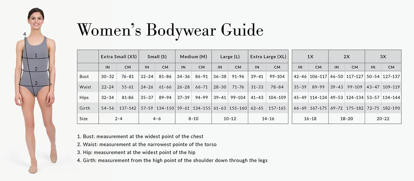Capezio Long Sleeve Unitard Leotardo Mujer Pack 1
