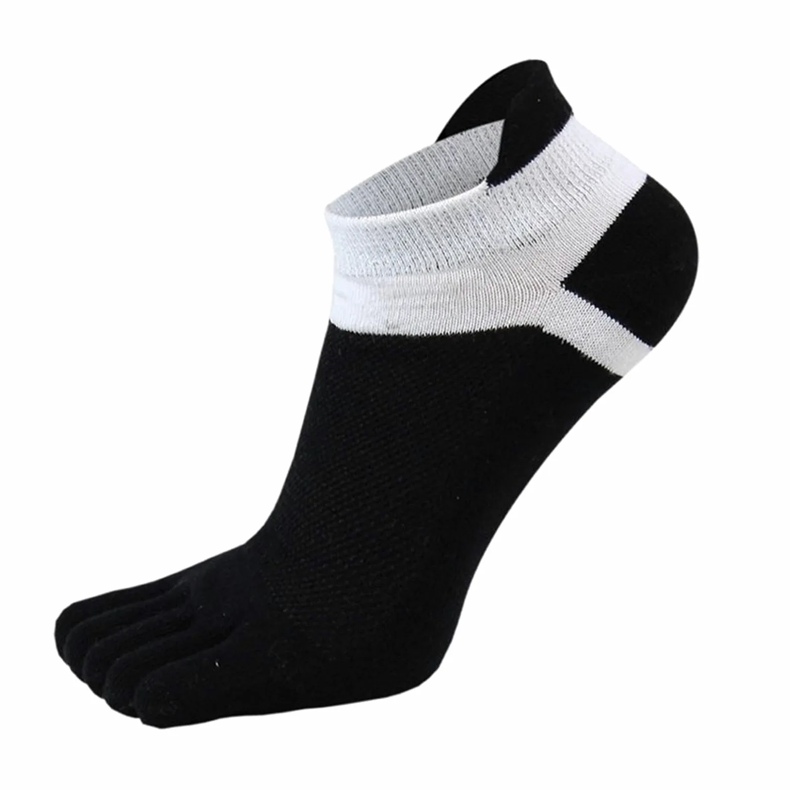 Calcetines for Hombres al Aire Libre Calcetines de algodón Transpirables Deportes Ciclismo Ciclismo Carrito de 1 Dedo Toe Slight Sock Cycling Socks