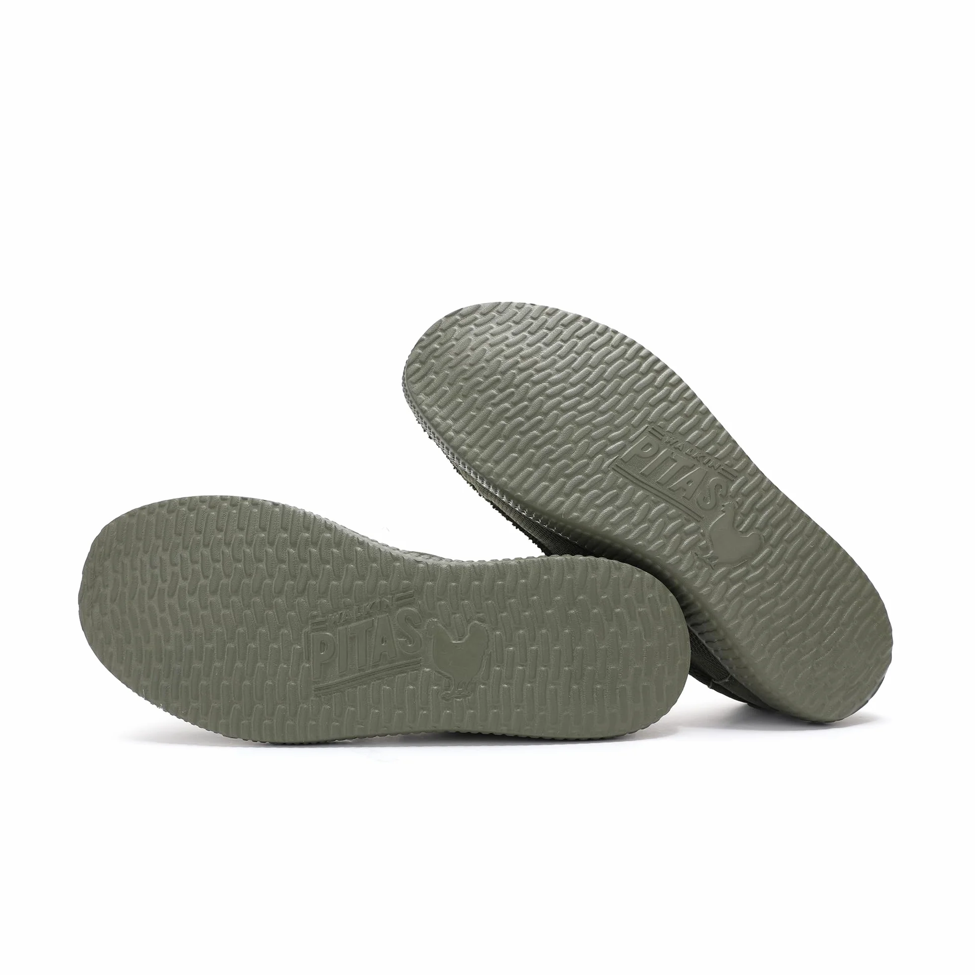 PITAS | WP150 Luca | Mocasines de Hombre | Náuticos Casual | Verde 43 | Zapatillas de Tela | Zapatos sin Cordones | Deportivas Casuales | Calzado de Walkinpitas