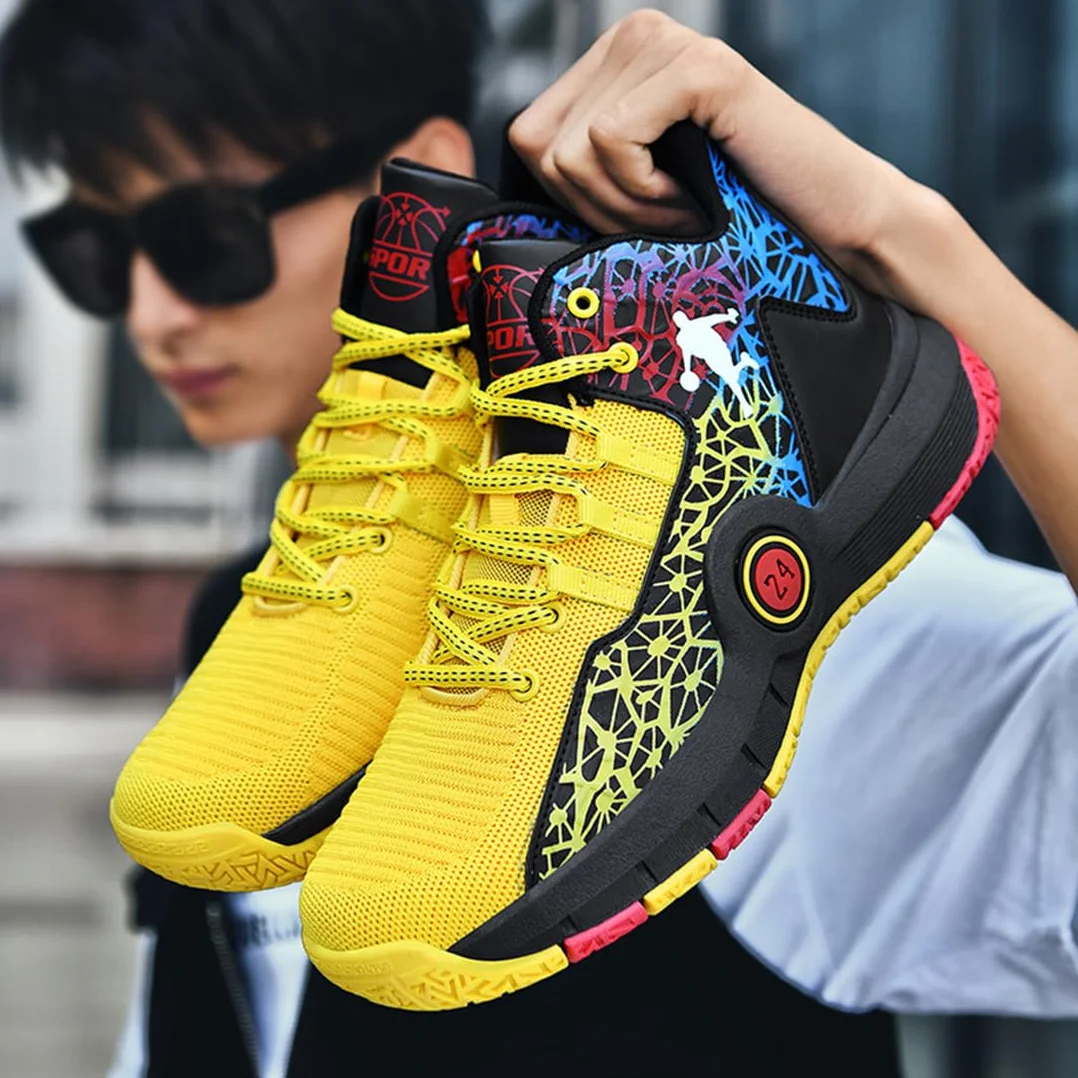Zapatillas de Baloncesto para Hombre Antideslizantes Calzado Deportivas Aire Libre