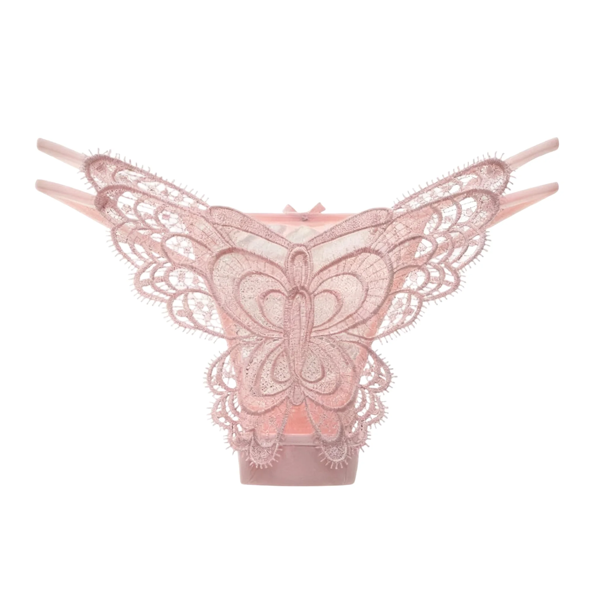 Bragas de Encaje con Lazo Lateral para Mujer, Cintura Baja, Ajustable, Tanga de Malla