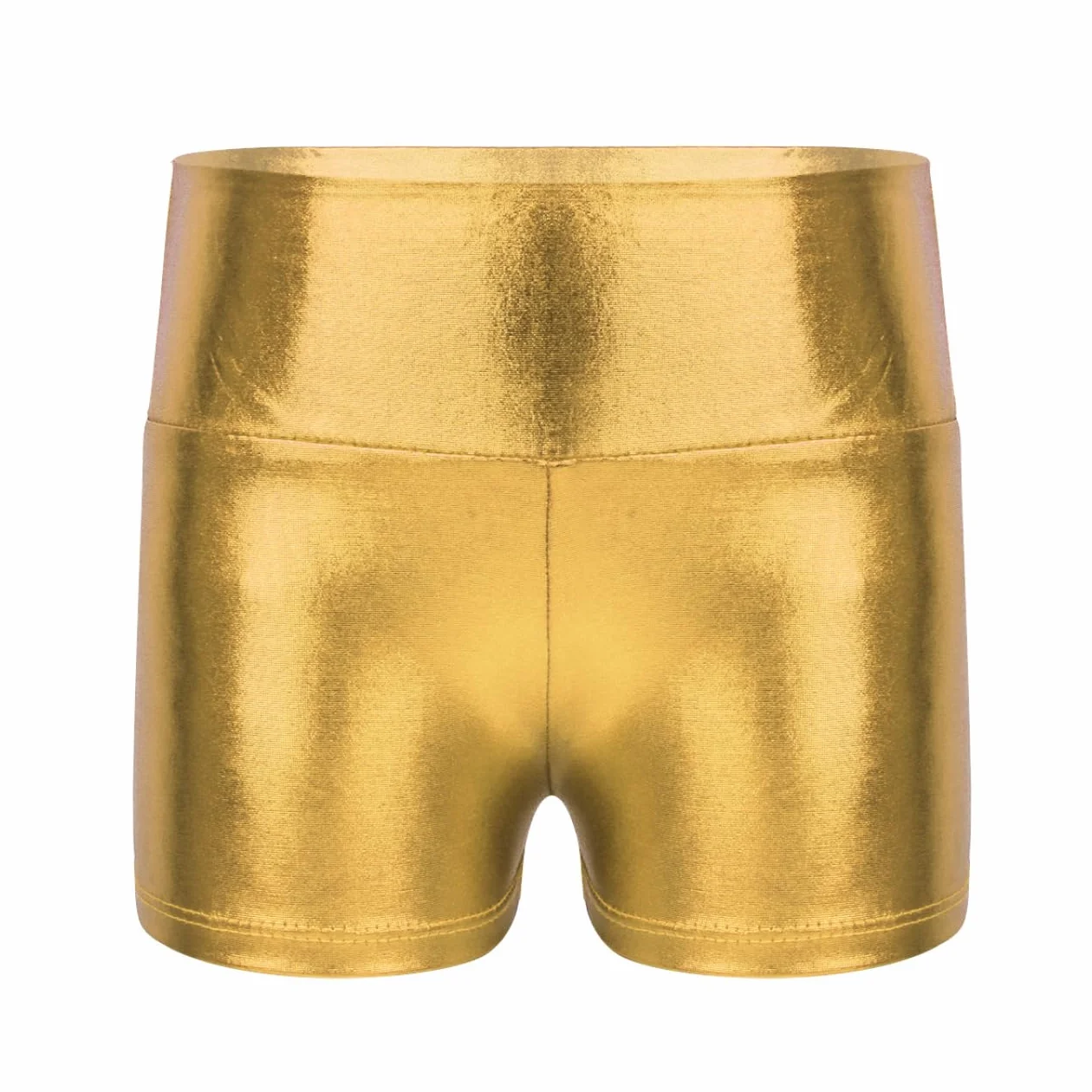 Pantalón corto brillante para niña baile gimnasia patinaje artístico 3-16 años
