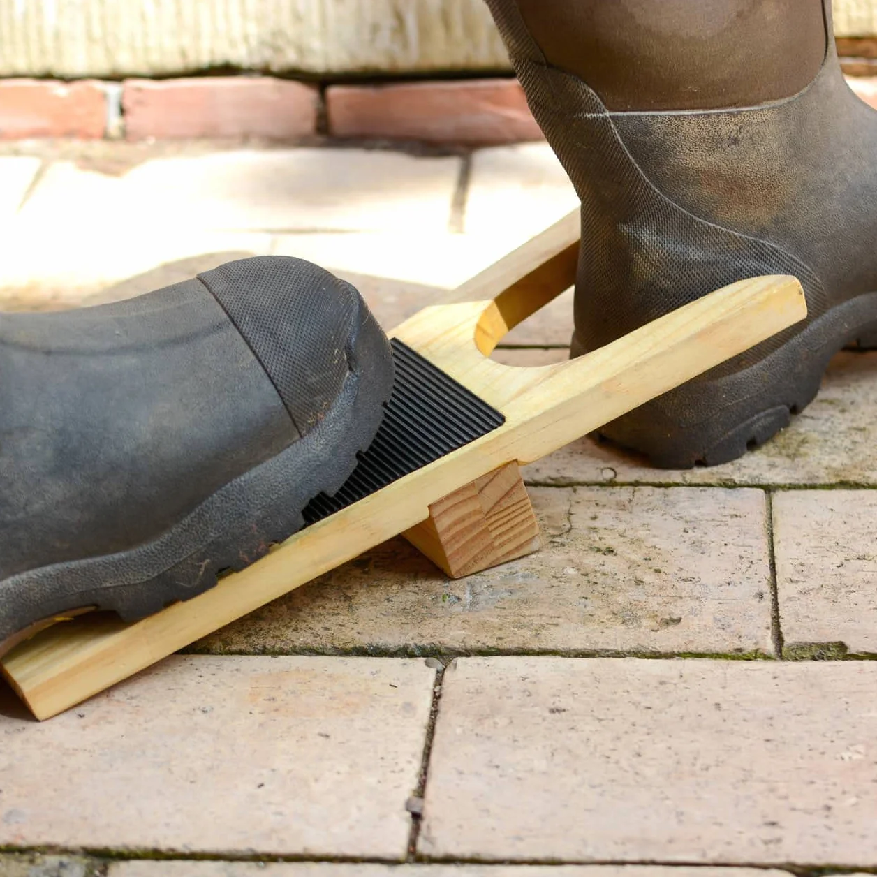 CKB LTD Sacabotas Botas de Madera para Botas Wellington removedor de Botas de Agua y raspador de Barro, Herramienta de eliminación portátil Resistente a la Intemperie