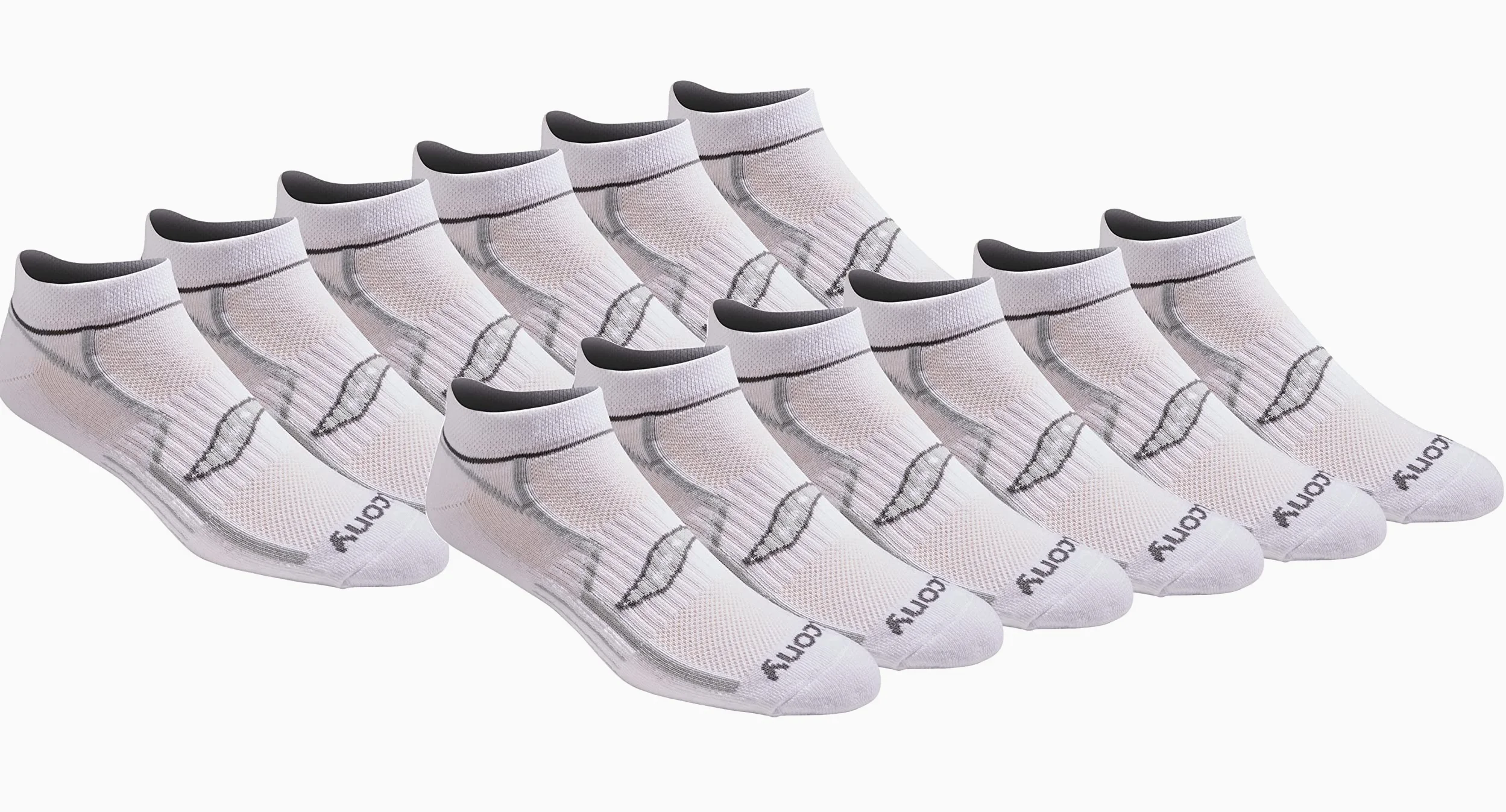 Saucony Bolt Rundry Performance No-show - Calcetines Multipack Calcetines para correr Hombre (Pack de 6)