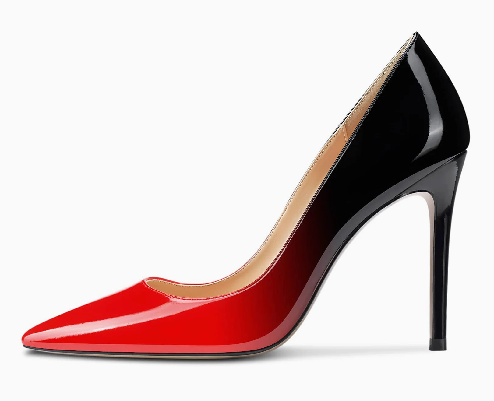 Saekcted Tacón Alto para Mujer Zapatos Noche Punta Puntiaguada Tacón 10 CM High Heels Pumps