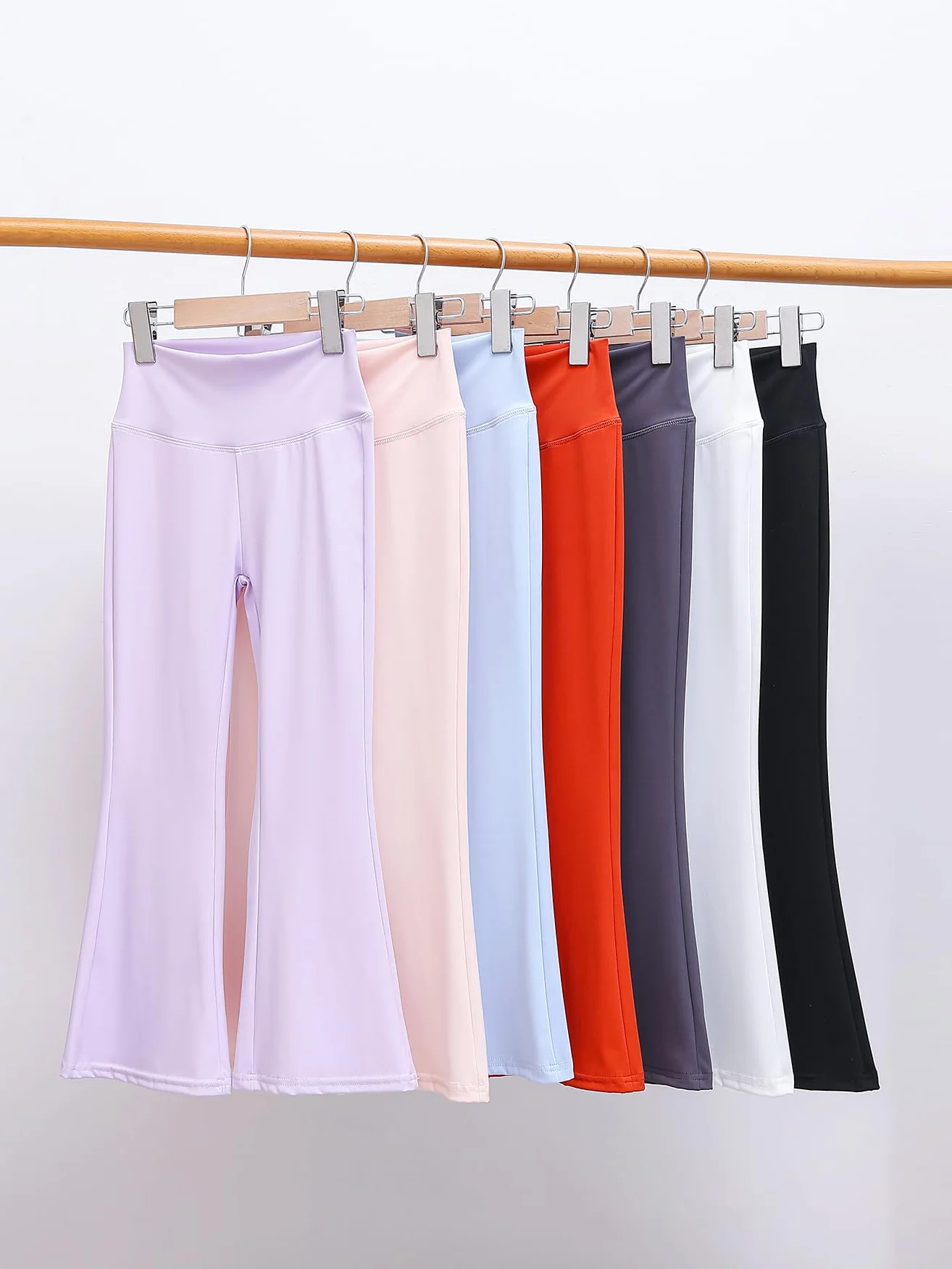 Leggings acampanados de cintura alta para niñas, pantalones deportivos para danza, yoga, pantalones deportivos para niños de 5 a 16 años