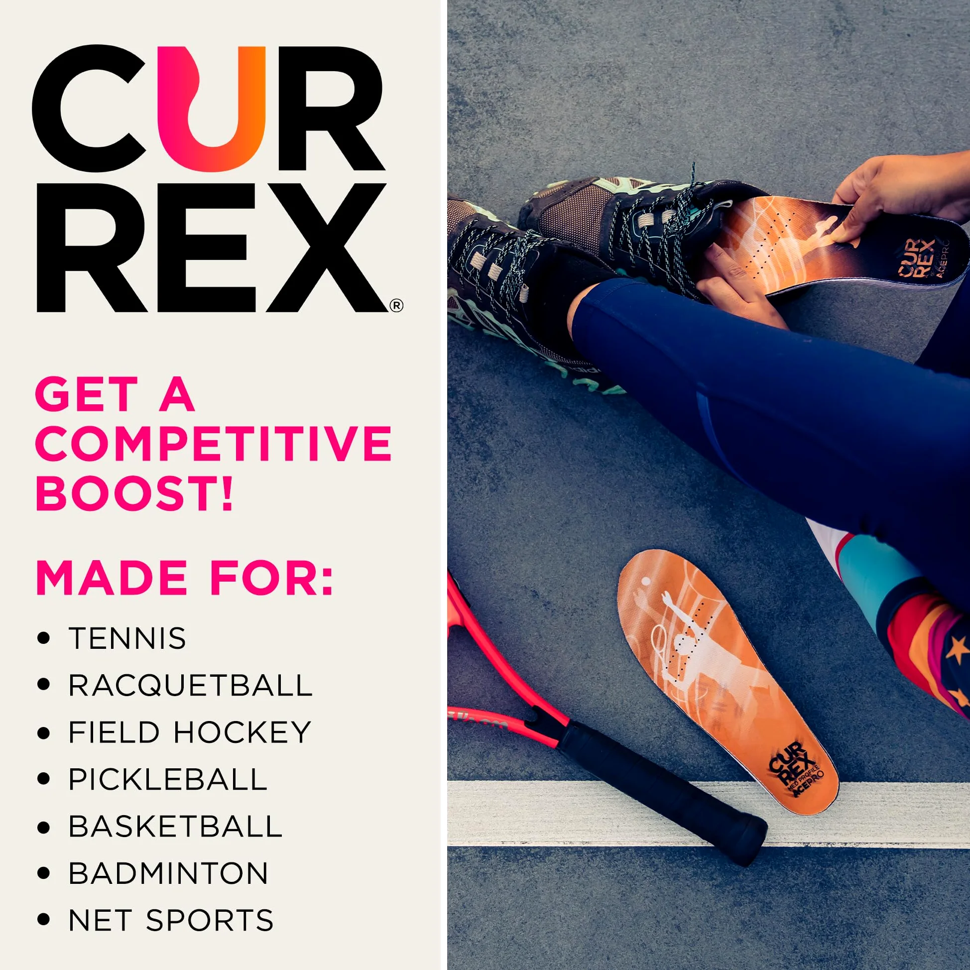 CURREX Acepro Med Plantilla Unisex naranja S