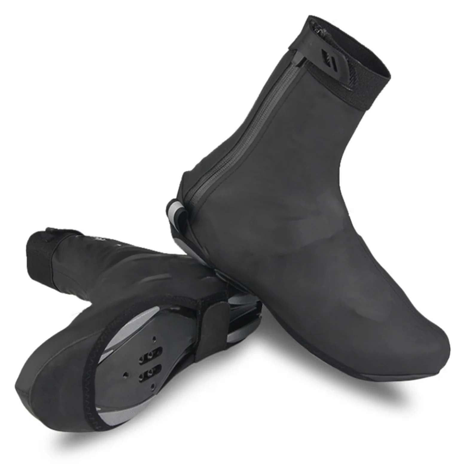 Cubrebota Ciclismo,Cubiertas Impermeables para Zapatos de Ciclismo con diseño de Viento Calzado Reflectante Hombres Mujeres Cubiertas térmicas Reutilizables para Zapatos de Bicicleta MTB