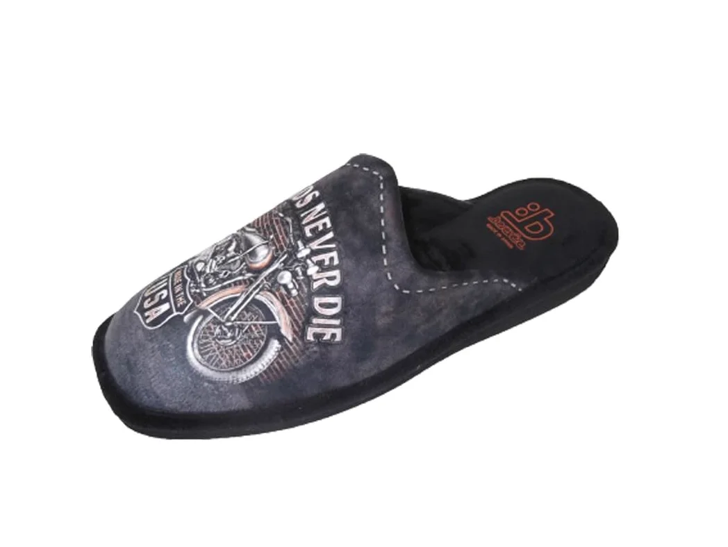 Zapatillas de Estar por casa Hombre/Puntera Abierta/Dibujo Skyline/Empeine : Lona/Suela : Eva Microporoso (Muy Ligeras) Tallas Desde 39 al 51/Talla
