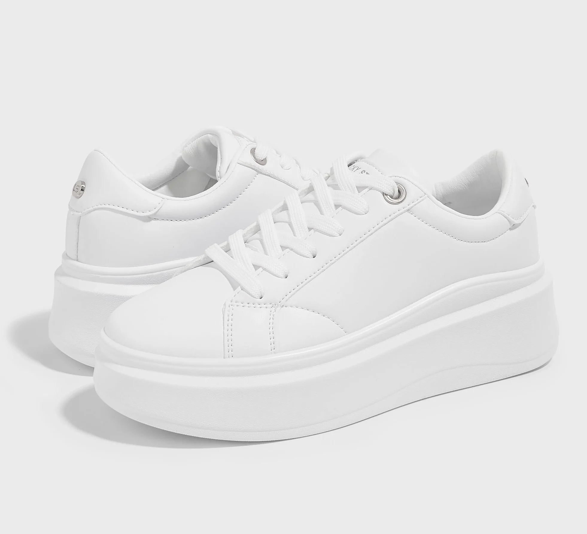 LUCKY STEP Zapatillas de Plataforma para Mujer – Zapatillas de Moda, Clásicas de Corte Bajo, Calzado Casual de Cuero Sintético, Cómodas para el Uso Diario