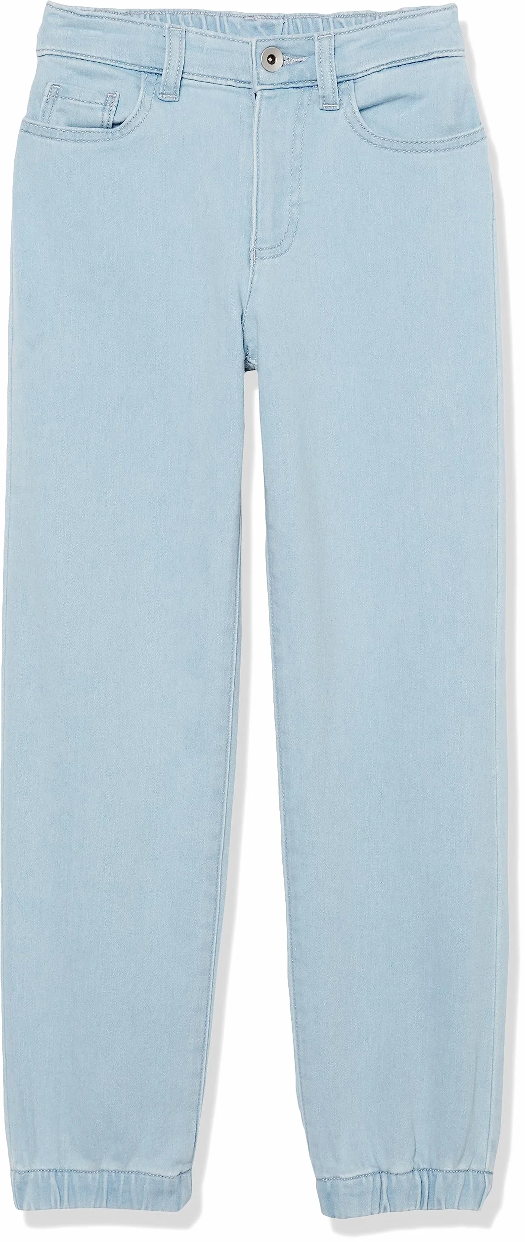 Amazon Essentials Niños Pantalón de chándal Estilo Vaquero con Cintura elástica