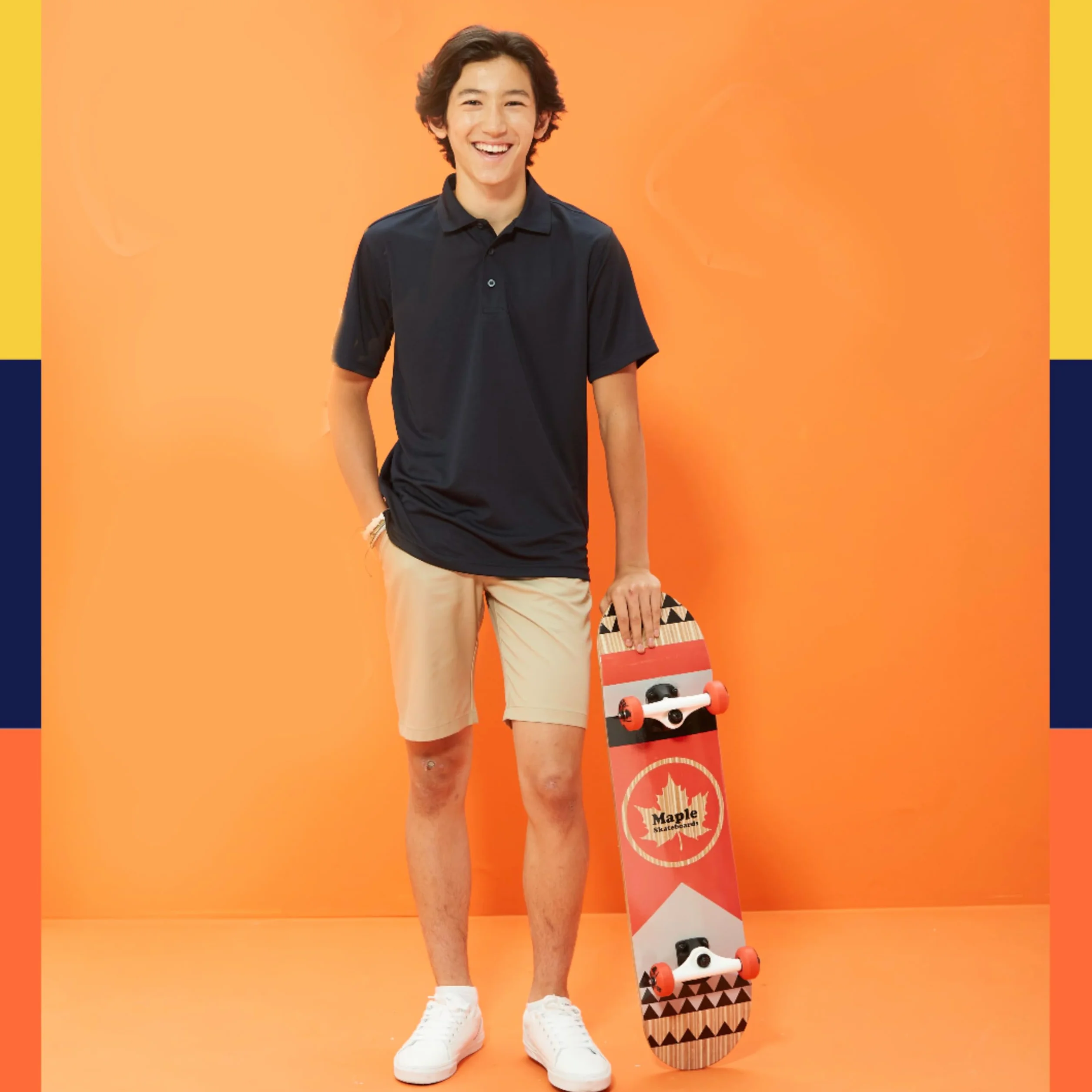 French Toast Polo Deportivo para niños Que Absorbe la Humedad