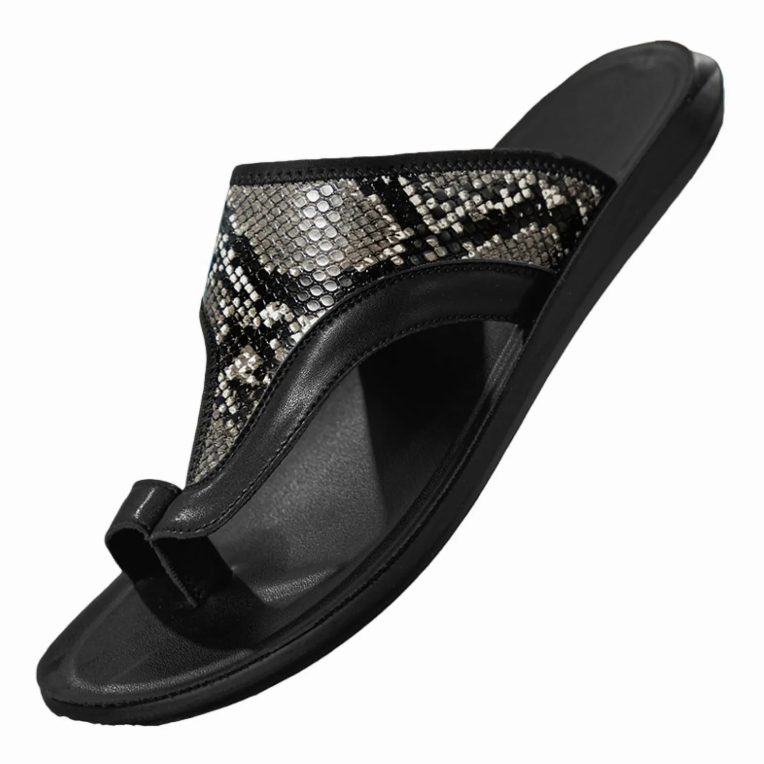 Chanclas Sandalias Suaves Plataformas De Luz La Plantilla Blanca Antideslizante Deslizamiento En Hombres Calle Playa Verano Diario Desgaste Casual-white-46