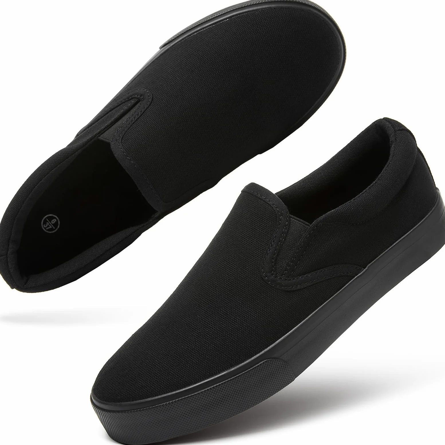 Zapatos deportivos de lona para mujer, mocasines, antideslizantes, de caña baja, zapatos casuales | Tenis de caña baja antideslizante para caminar, transpirables, informales, cómodos, a la moda