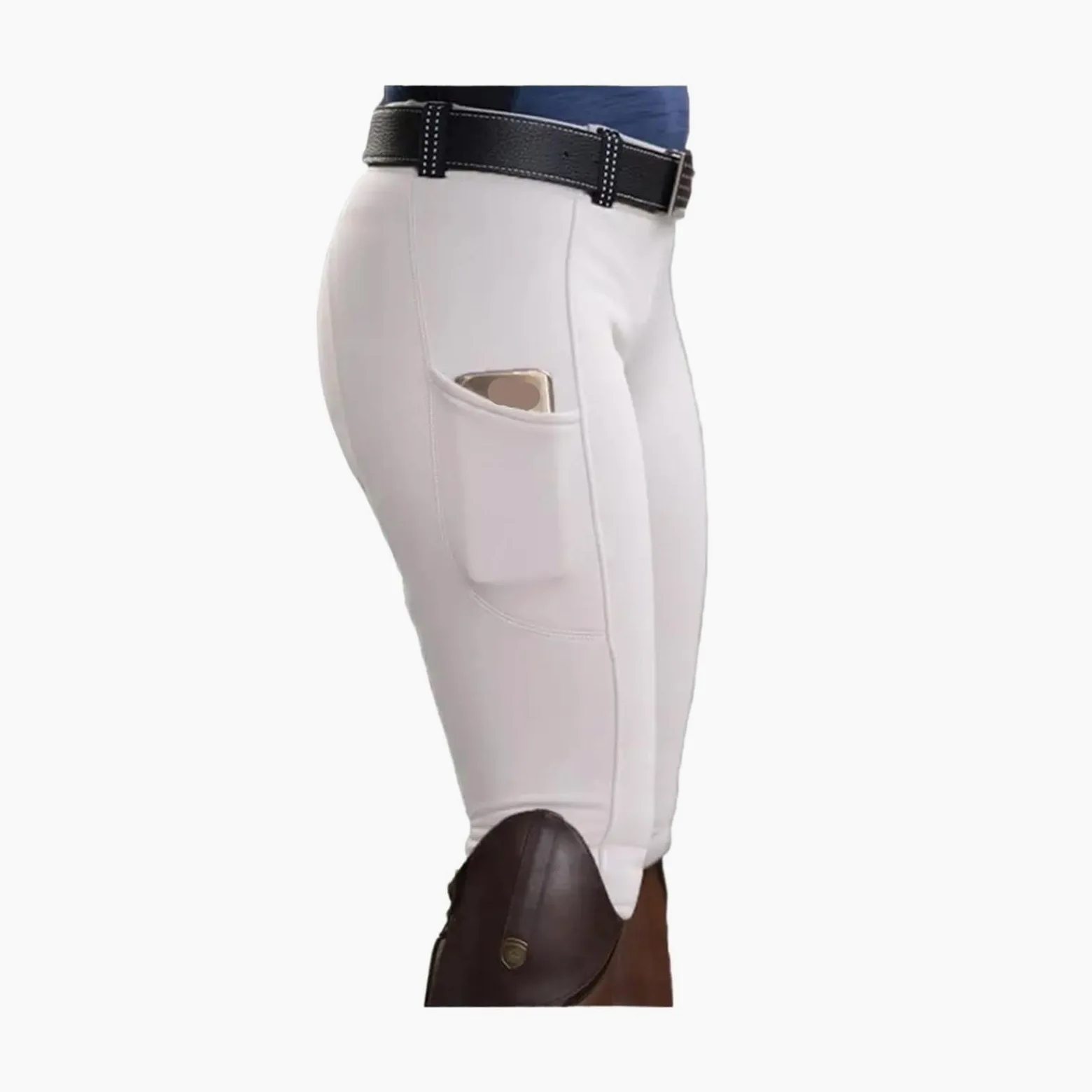 Mallas de equitación con Bolsillo y realce Cadera for Mujer, Pantalones, calzas ecuestres para Mujeres Y Hombres