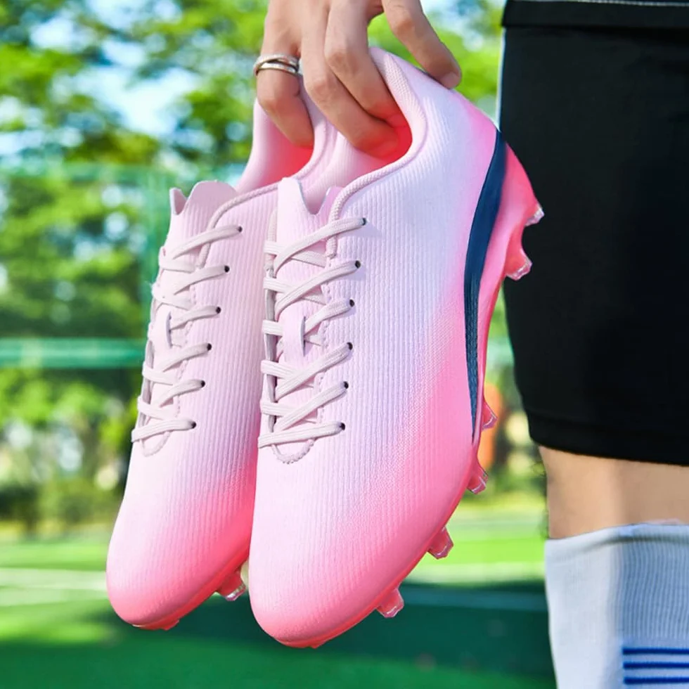 Botas de fútbol para niñas, zapatillas transpirables de competición profesional