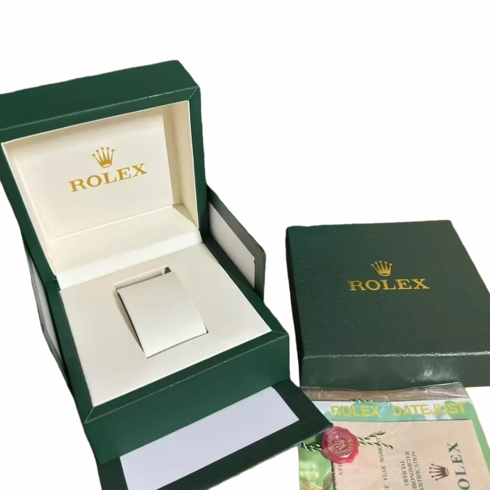 Compacta Vitrina Reloj Verde Única Ranura Caja Protección Soporte Rolex Box