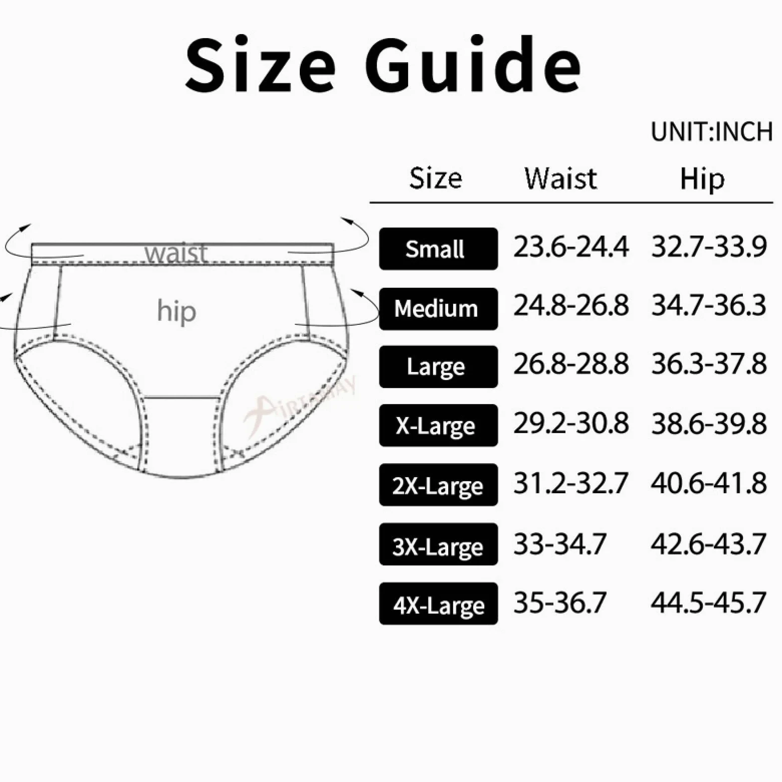 Bragas Mujer 2/4 Uds Pantalones fisiológicos para Mujer Pantalones de tía a Prueba de Fugas para el período Menstrual Calzoncillos Transpirables de Cintura Alta de algodón Puro para Mujer