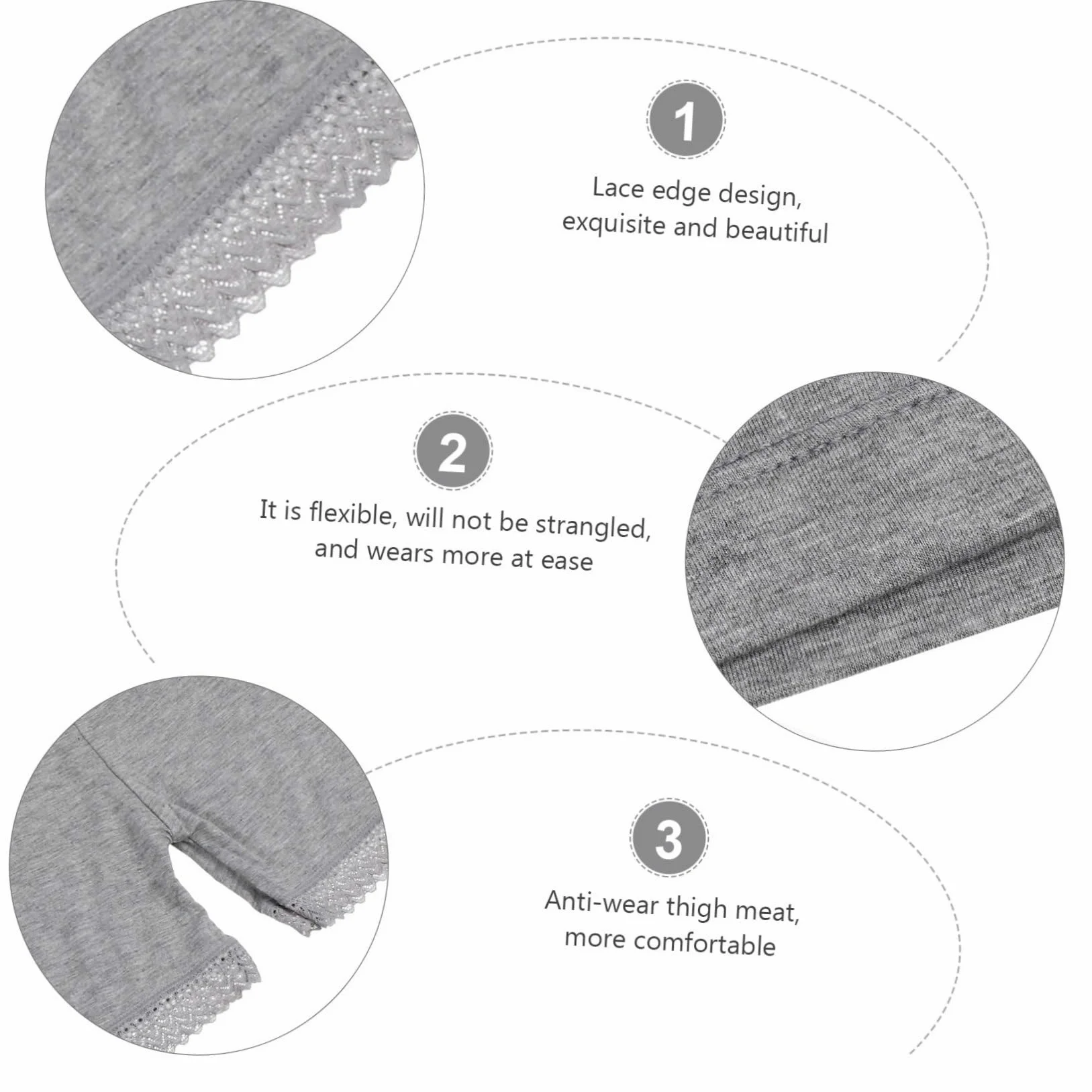 Ipetboom 10 Piezas Bragas de Algodón para Embarazadas Panties de Seguridad de Cintura Alta Elástica con Encaje Cómodas Costuras para Embarazo y Mamá XL