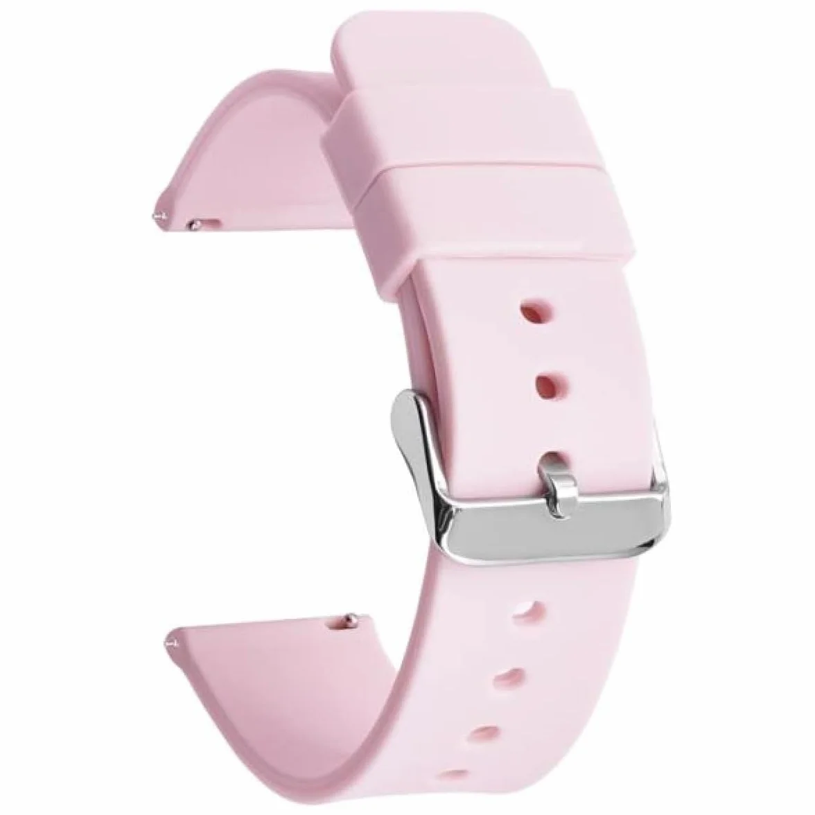CABLEPELADO Correa reloj silicona, Banda de Reloj de Silicona, Correa de Reloj Deportiva, Banda de Reloj Universal, Pulsera de Reloj Silicona, liberación rápida, Hebilla Acero inox