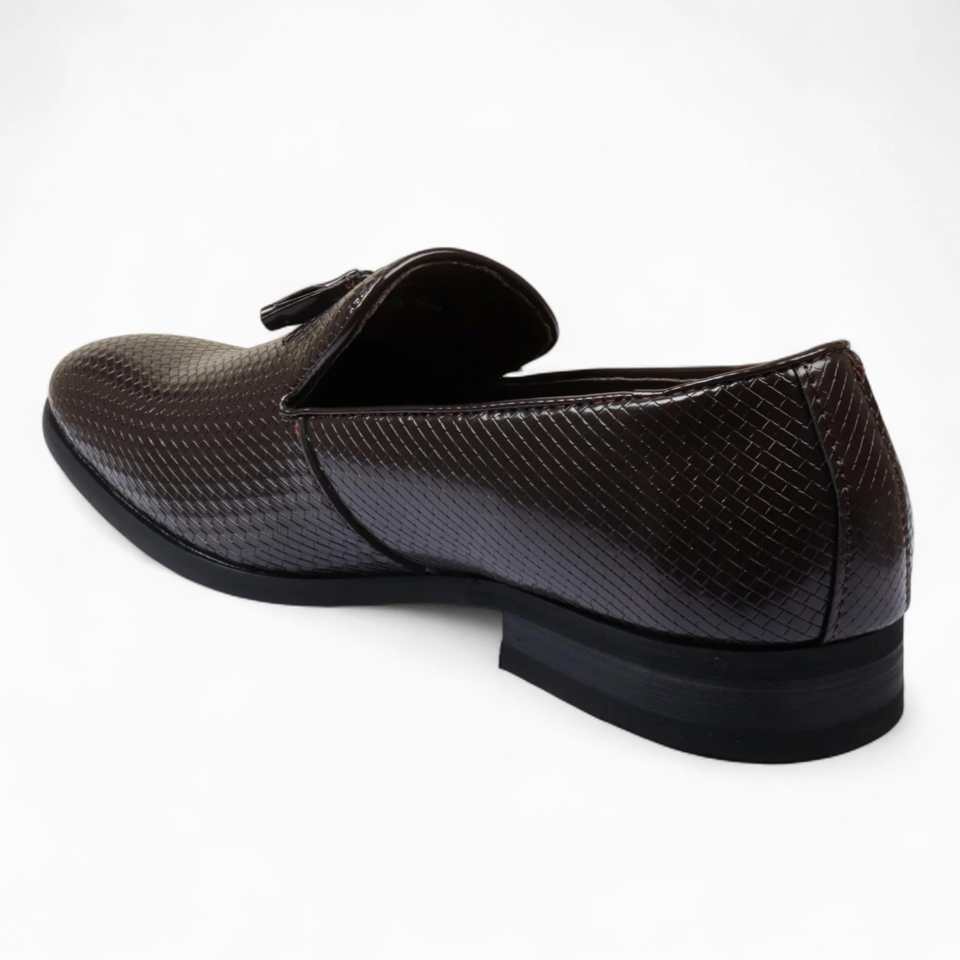 Zapatos de Cuero sin Cordones con Borlas Formales Para Hombre de Dolcetto