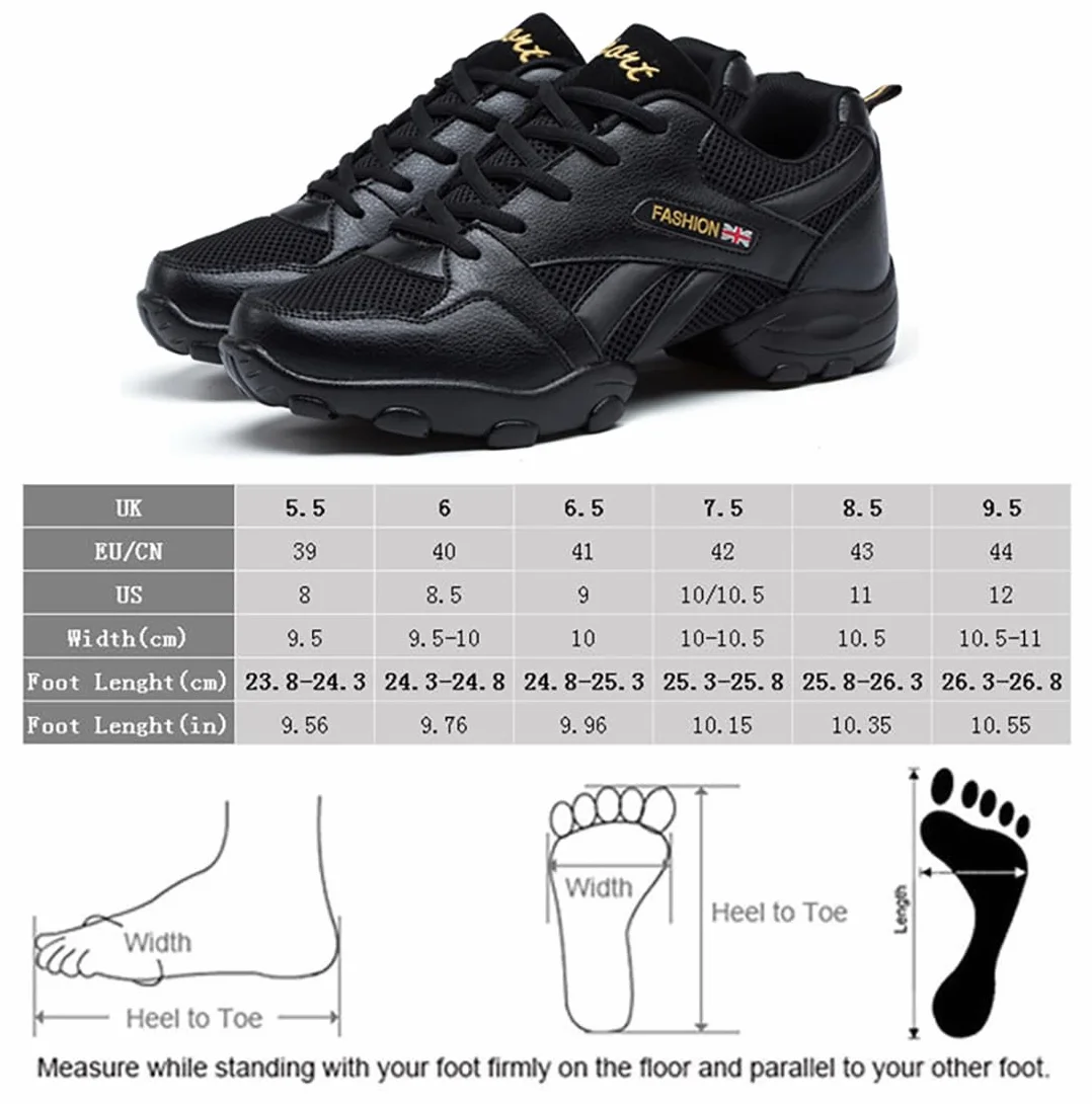 Zapatos Baile Latino para Hombre Comodos Transpirable Slip On Zapatillas Jazz Calzado de Baile Danza Moderna