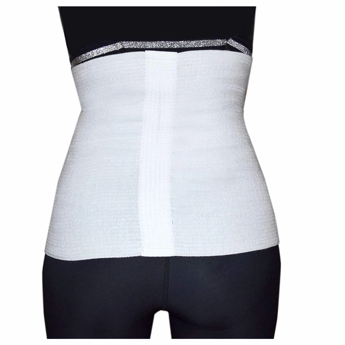 Faja lumbar tubular mujer Hernia umbilical hombre Reductora abdomen Coton Large