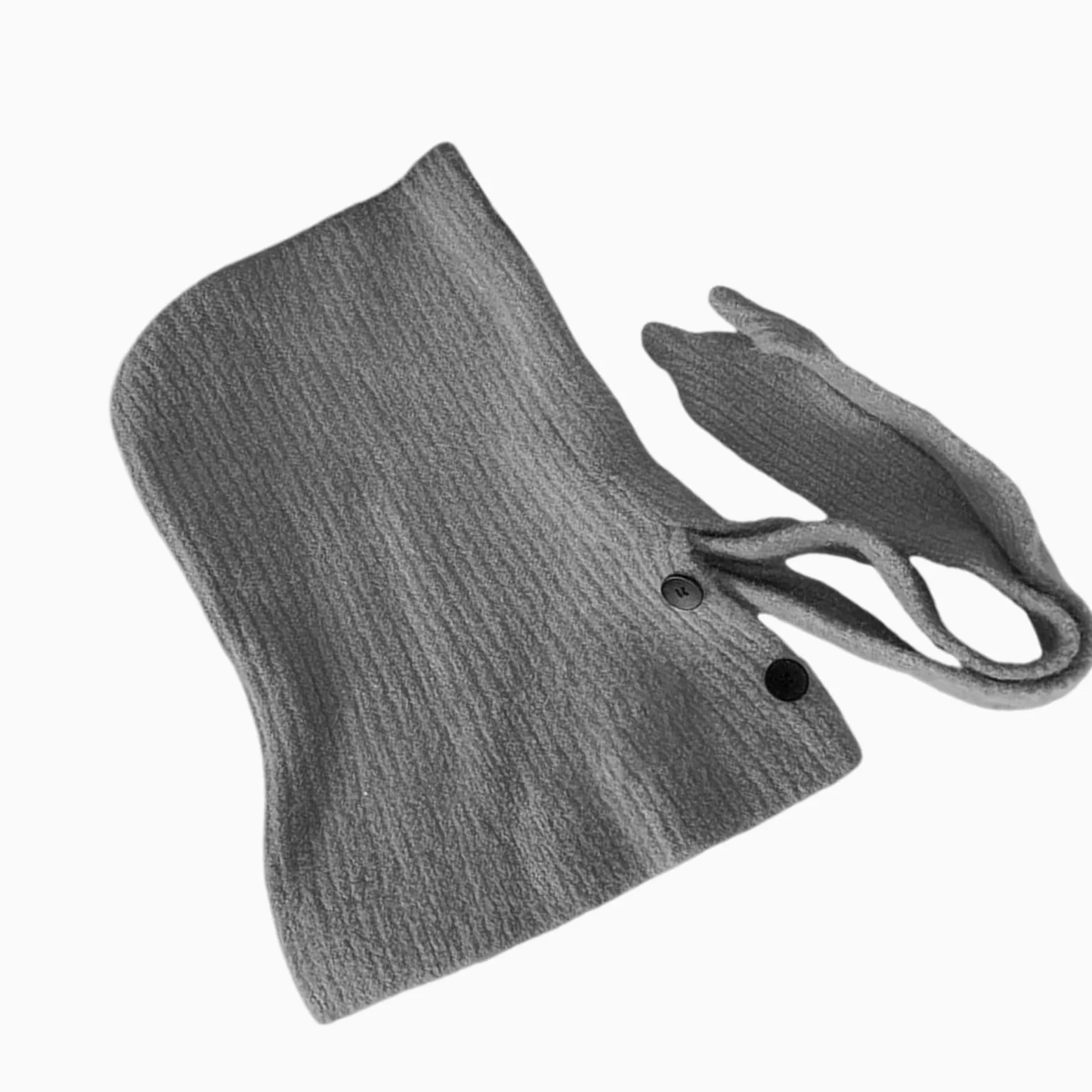 Gorro con capucha de estilo coreano popular con protección para el cuello, bufanda de mezcla de lana suave para clima frío, esencial para clima frío