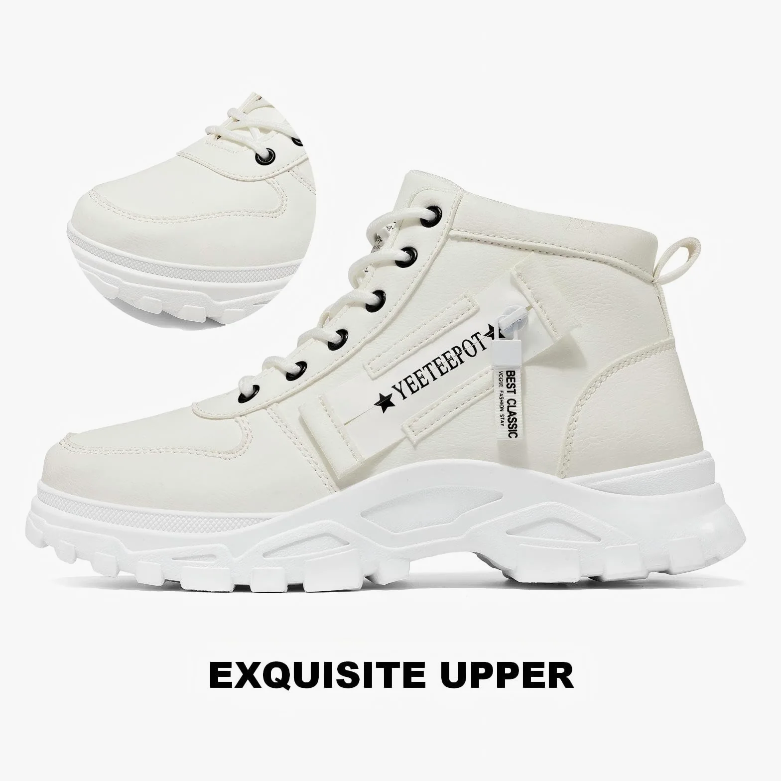 Botas Mujer Cómodos Cordones Botines | Antideslizante Trekking Zapatos Casual Caminar Boots Aire libre Deportivo Zapatillas